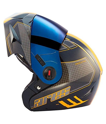 A-1 ARES RACE GLOSY BLACK 600MM PL.VISOR