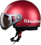 Steelbird SB-27 Style Matt Cherry Red With White
