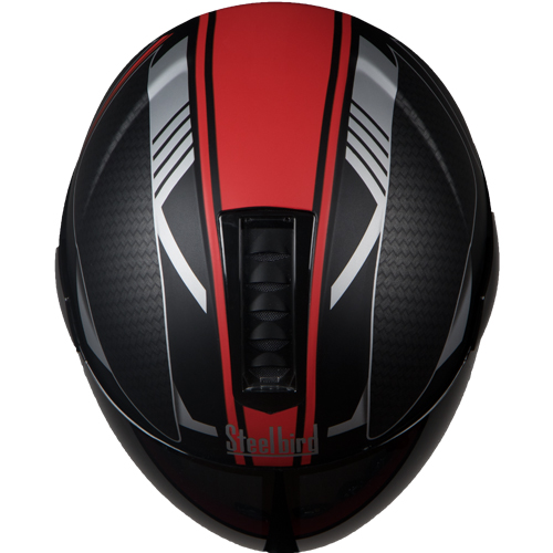 SB-33 EVE DIVINE MAT BLACK+RED 580MM PL.VISOR