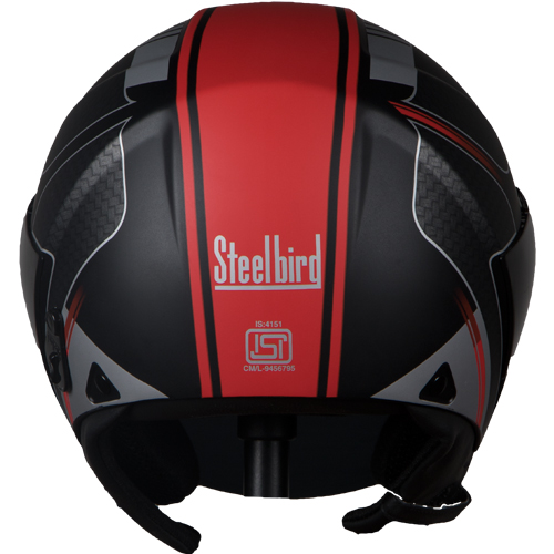 SB-33 EVE DIVINE MAT BLACK+RED 580MM PL.VISOR