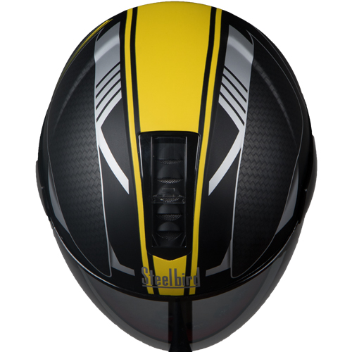 SB-33 EVE DIVINE MAT BLACK+YELLOW 580MM BL.VISOR