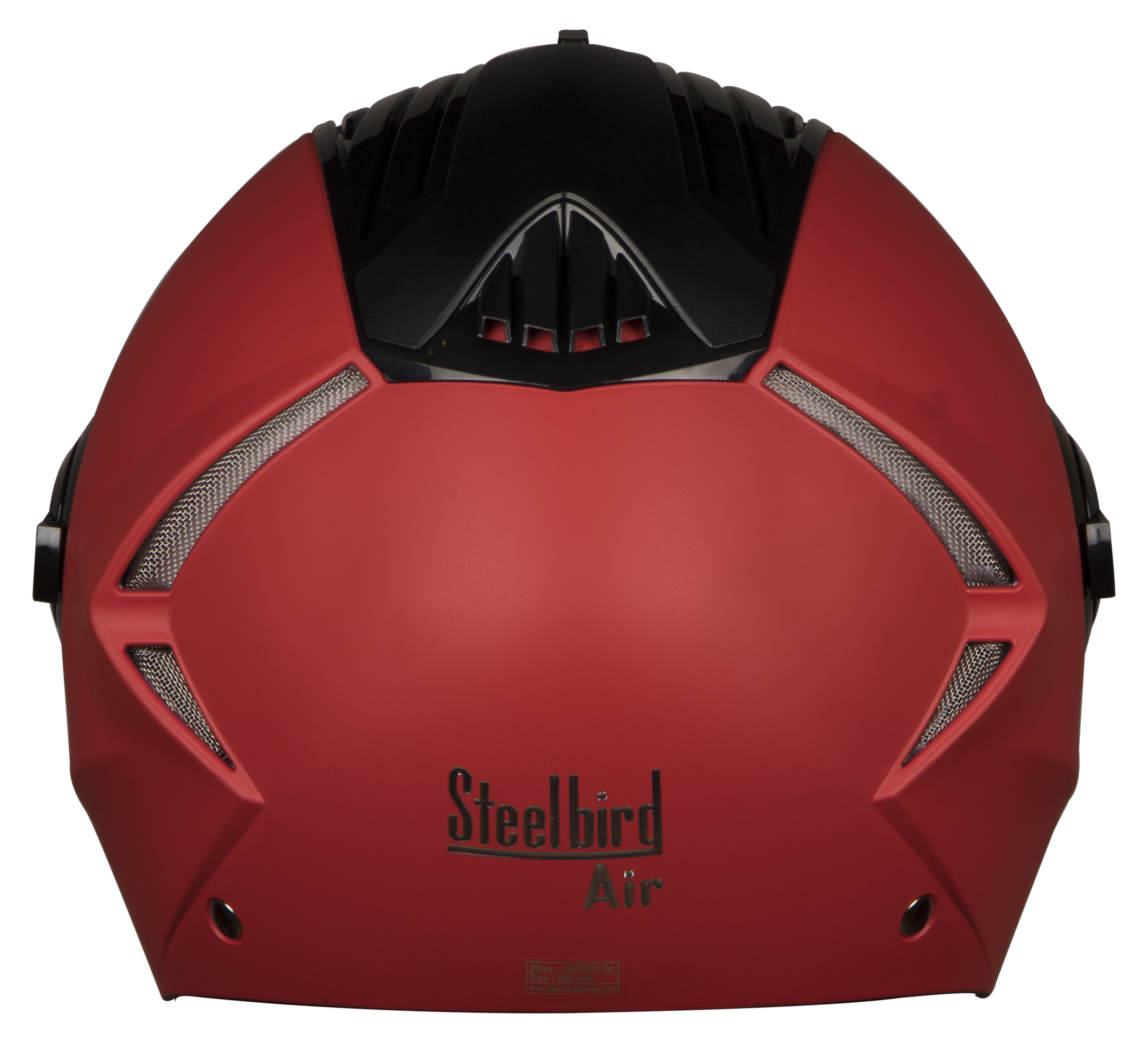 SBA-2 MAT SPORTS RED ( Fitted With Clear Visor Extra Gold Chrome Visor Free)