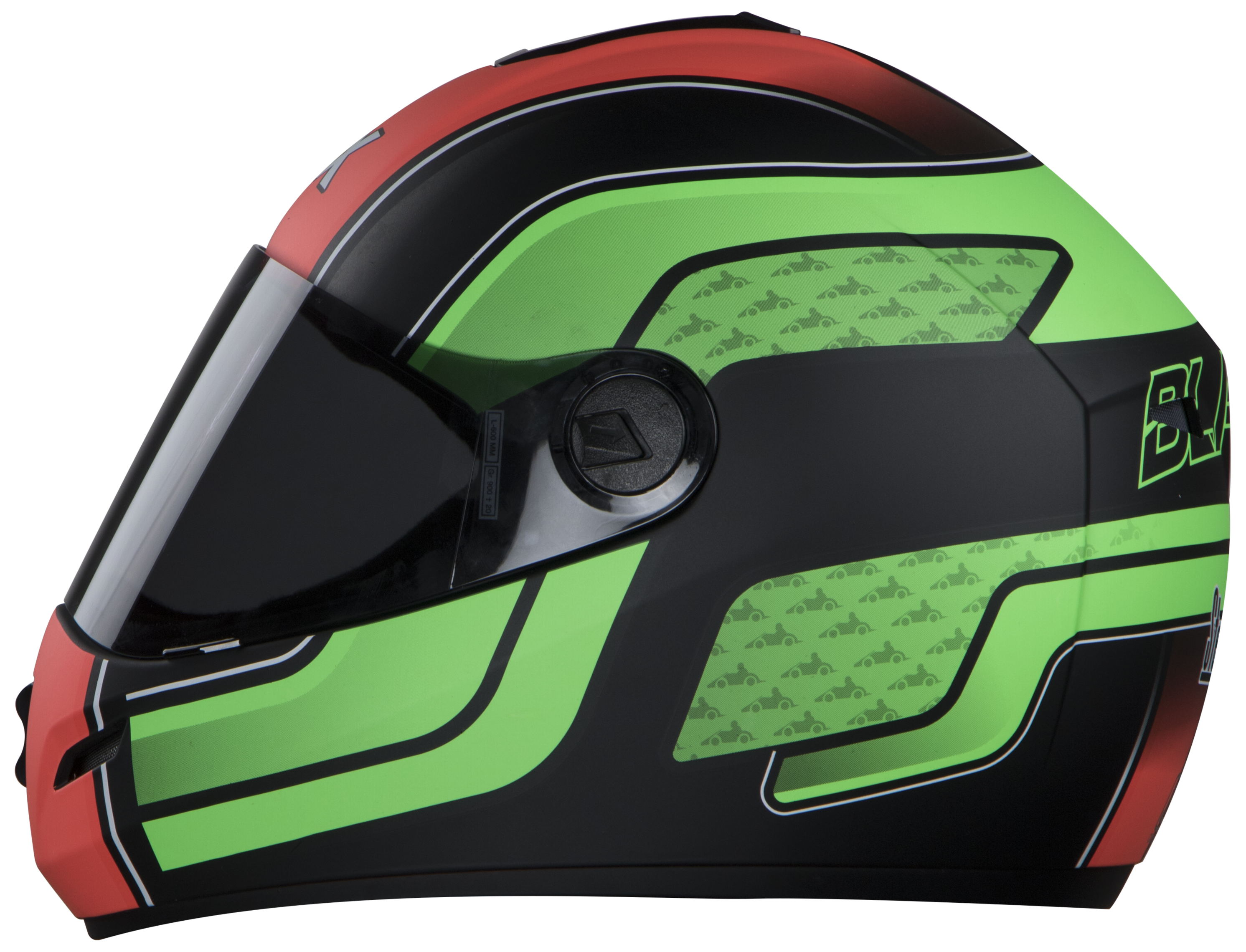 SB-39 Rox Blast Glossy Black With Green