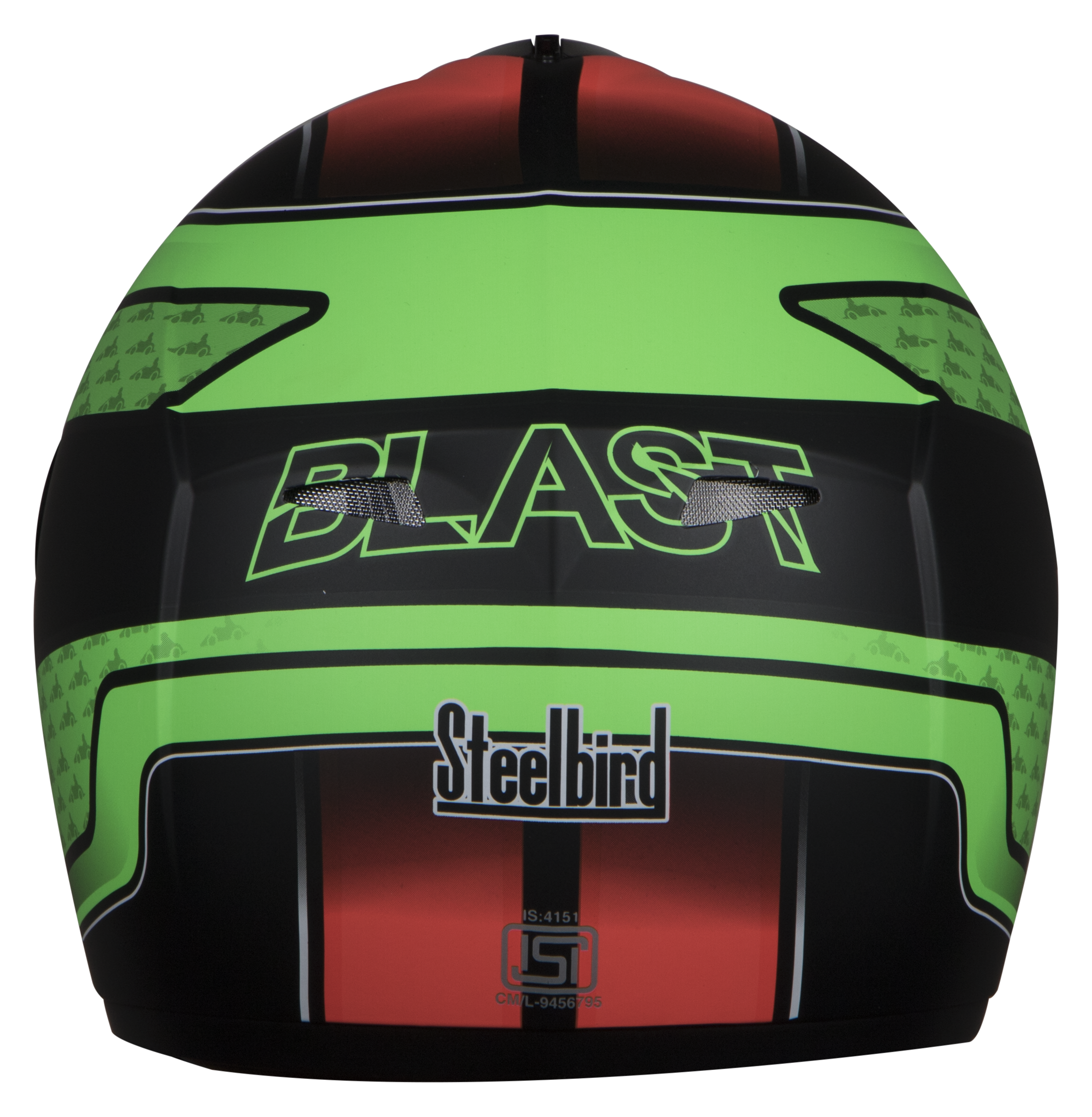 SB-39 Rox Blast Glossy Black With Green