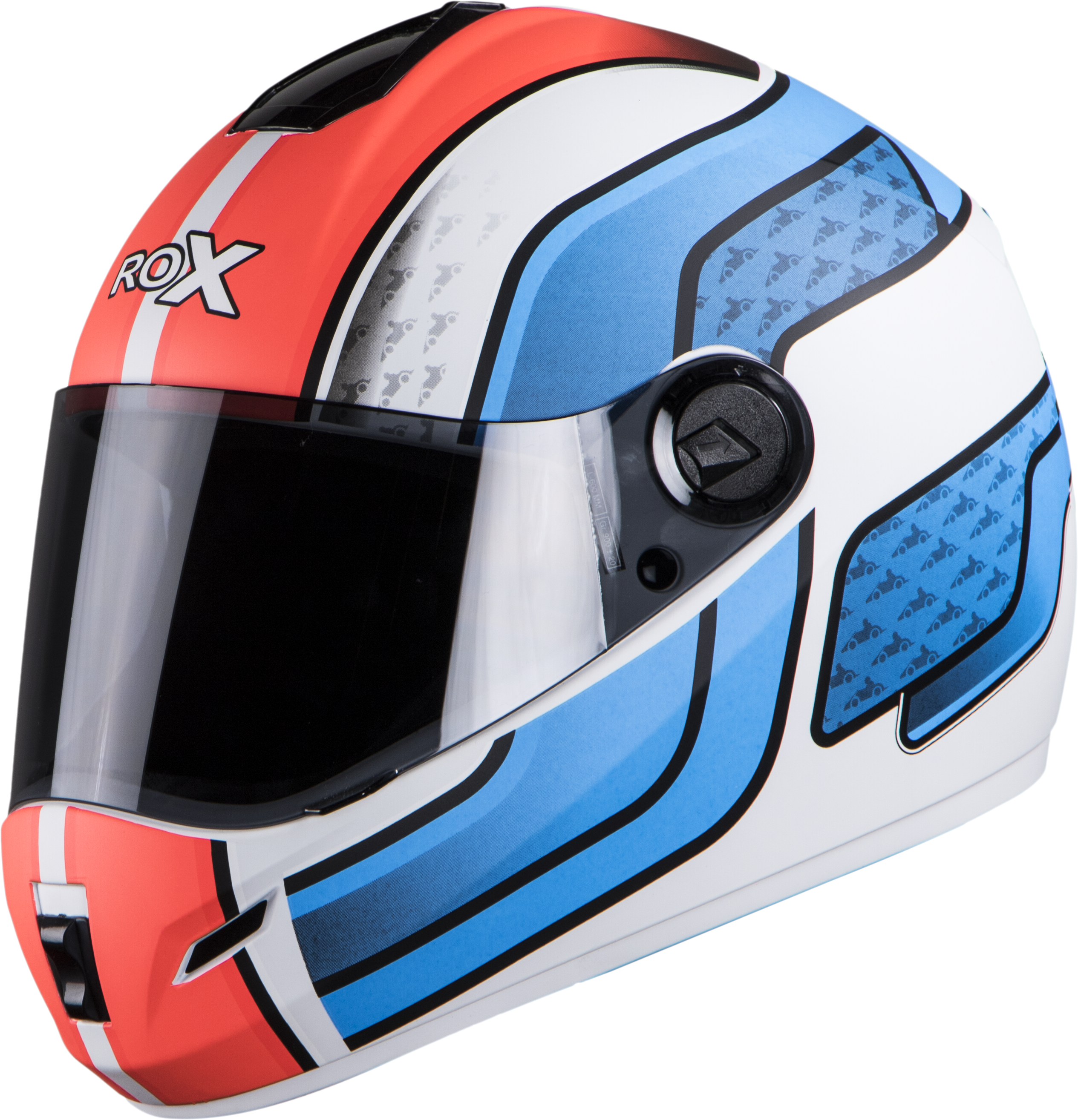 SB-39 Rox Blast Glossy White With Blue