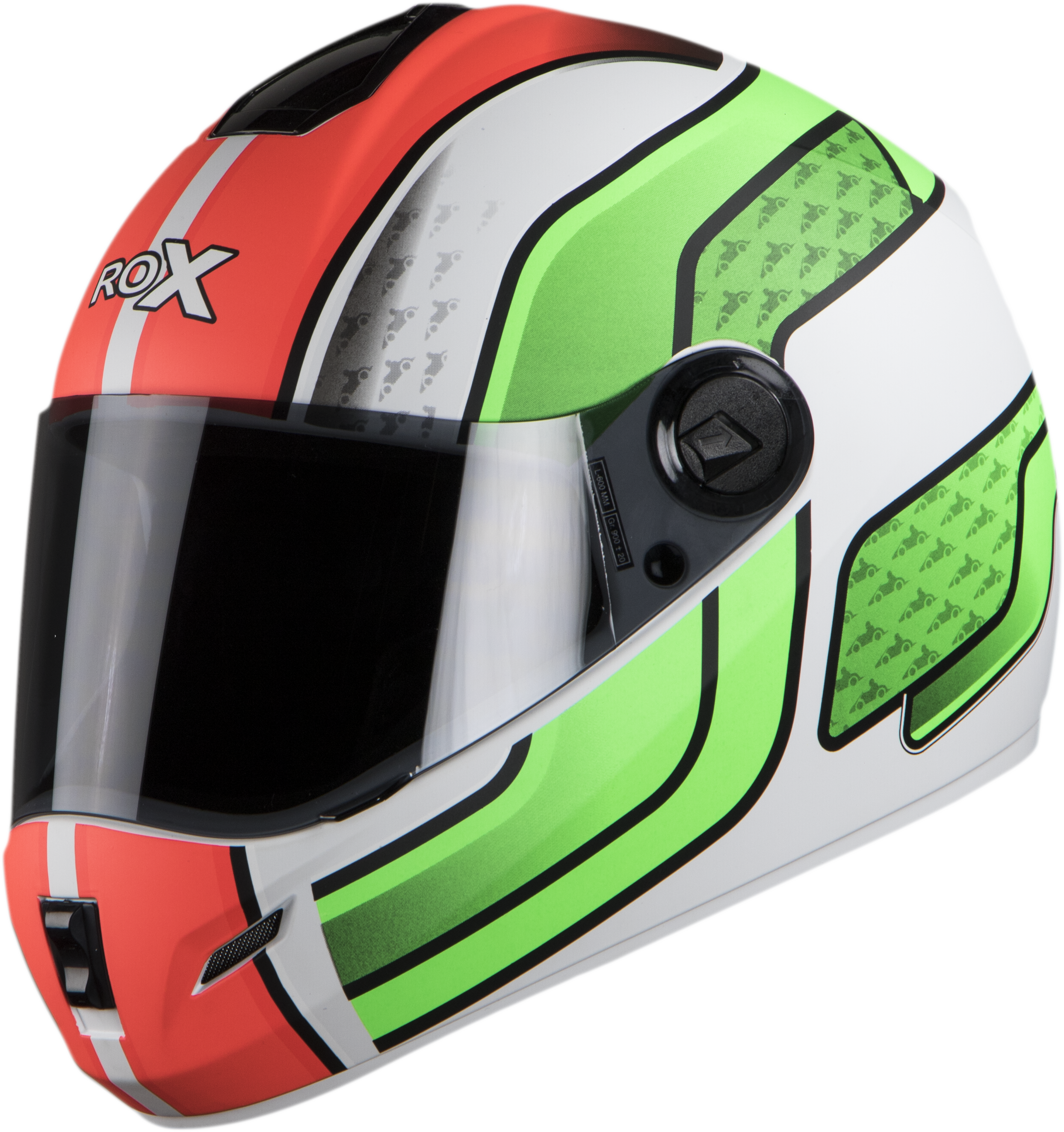 SB-39 Rox Blast Glossy White With Green