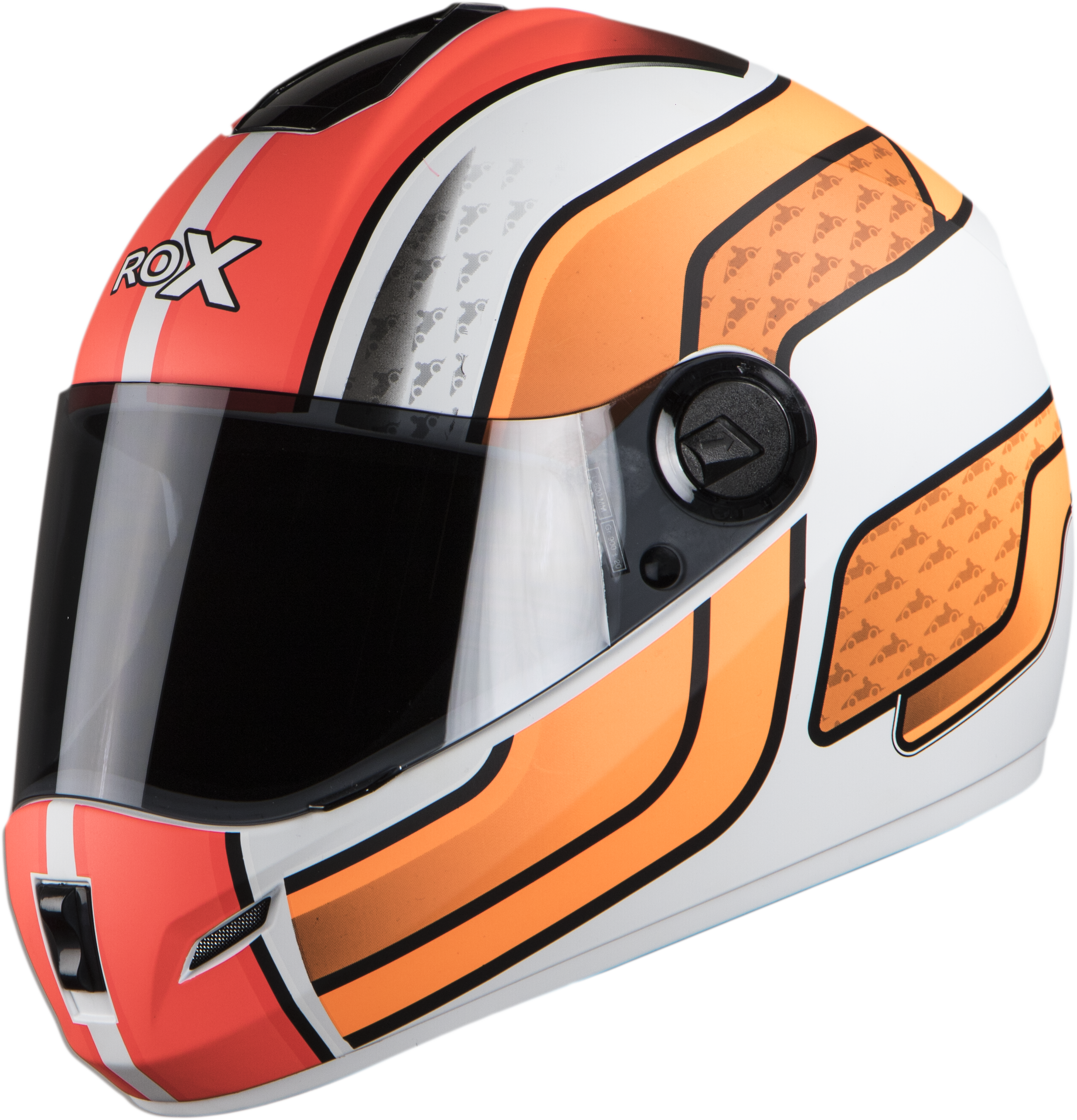 SB-39 Rox Blast Glossy White With Orange