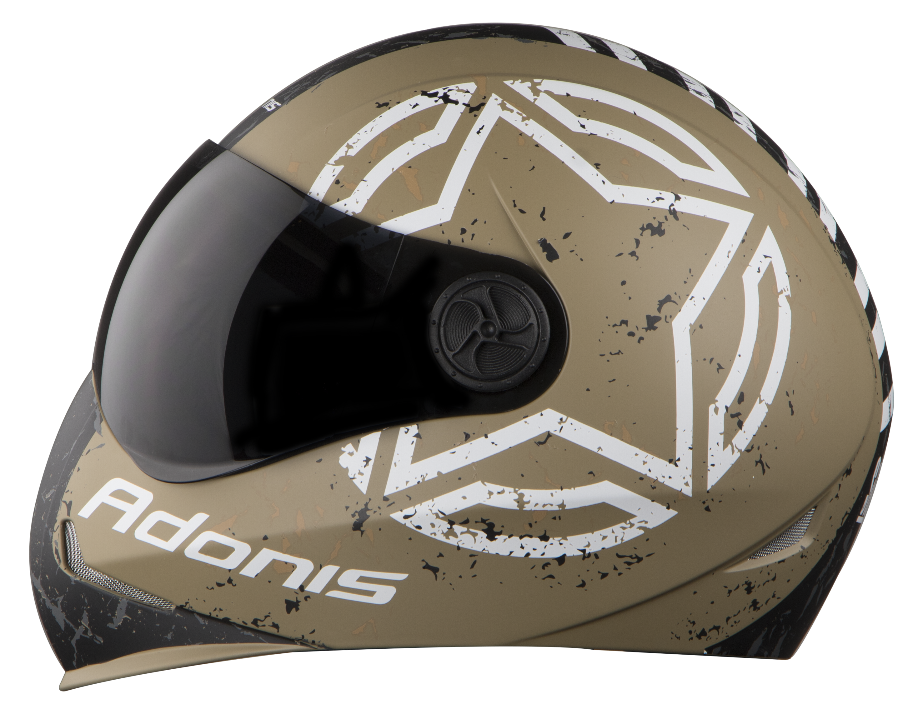 SB-50 Adonis Trooper Desert Storm( Fitted With Clear Visor Extra Smoke Visor Free)