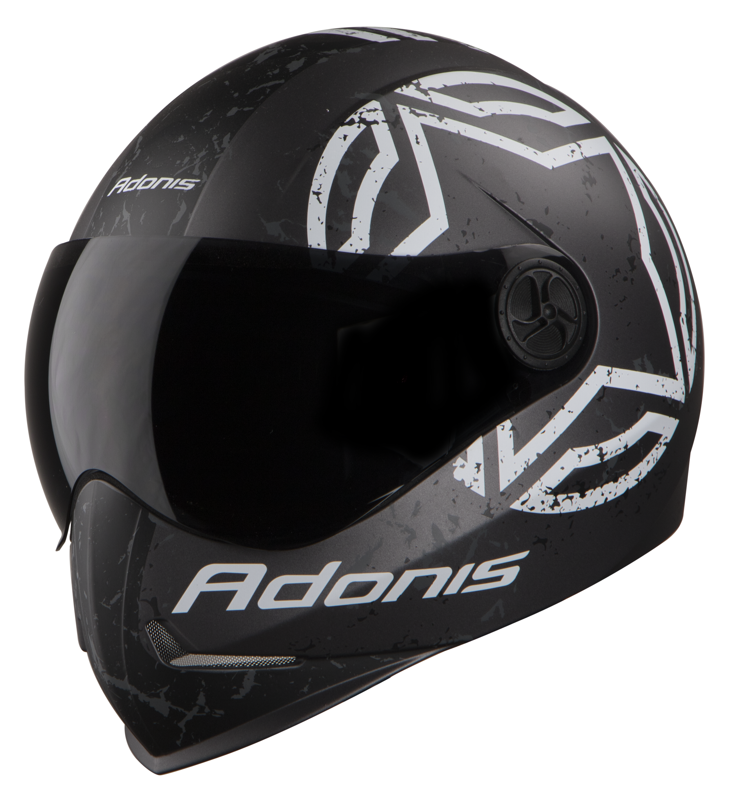 SB-50 Adonis Trooper Charcoal Grey ( Fitted With Clear Visor Extra Smoke Visor Free)