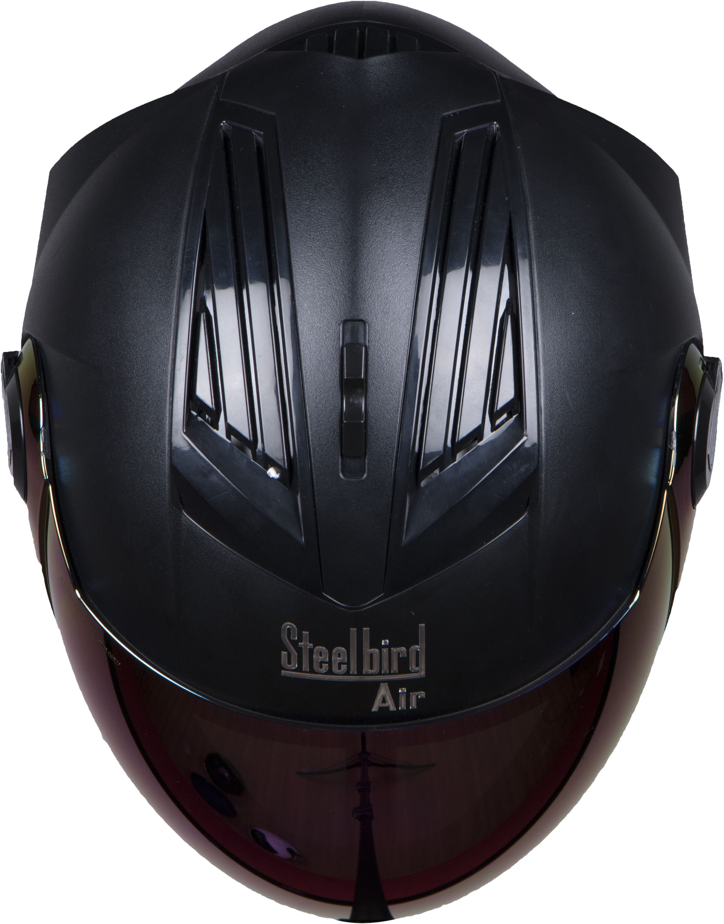 SBA-2 DASHING BLACK (FITTED WITH CLEAR VISOR EXTRA SILVER CHROME VISOR FREE)