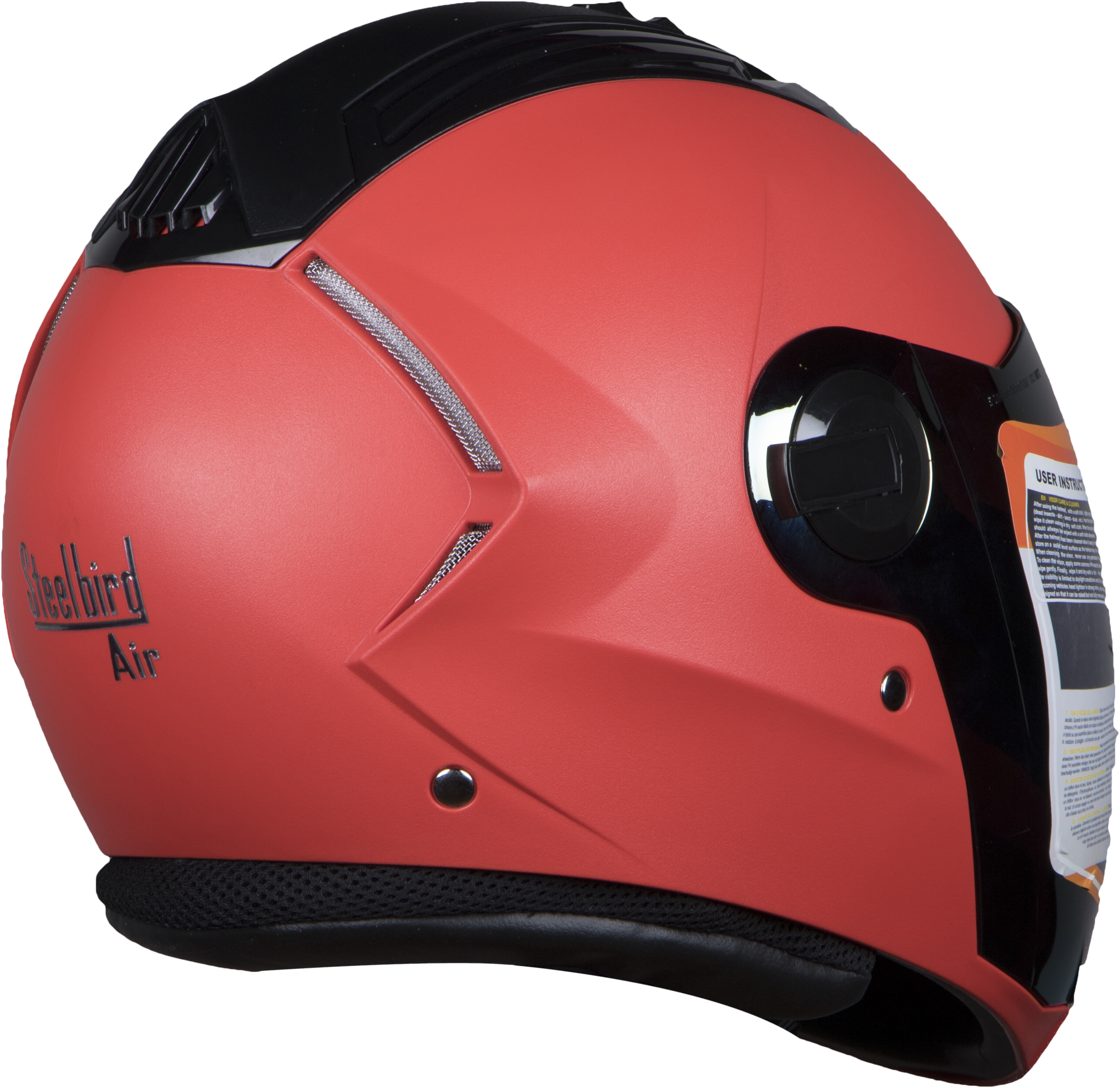 SBA-2 DASHING RED ( FITTED WITH CLEAR VISOR EXTRA RAINBOW CHROME VISOR FREE)