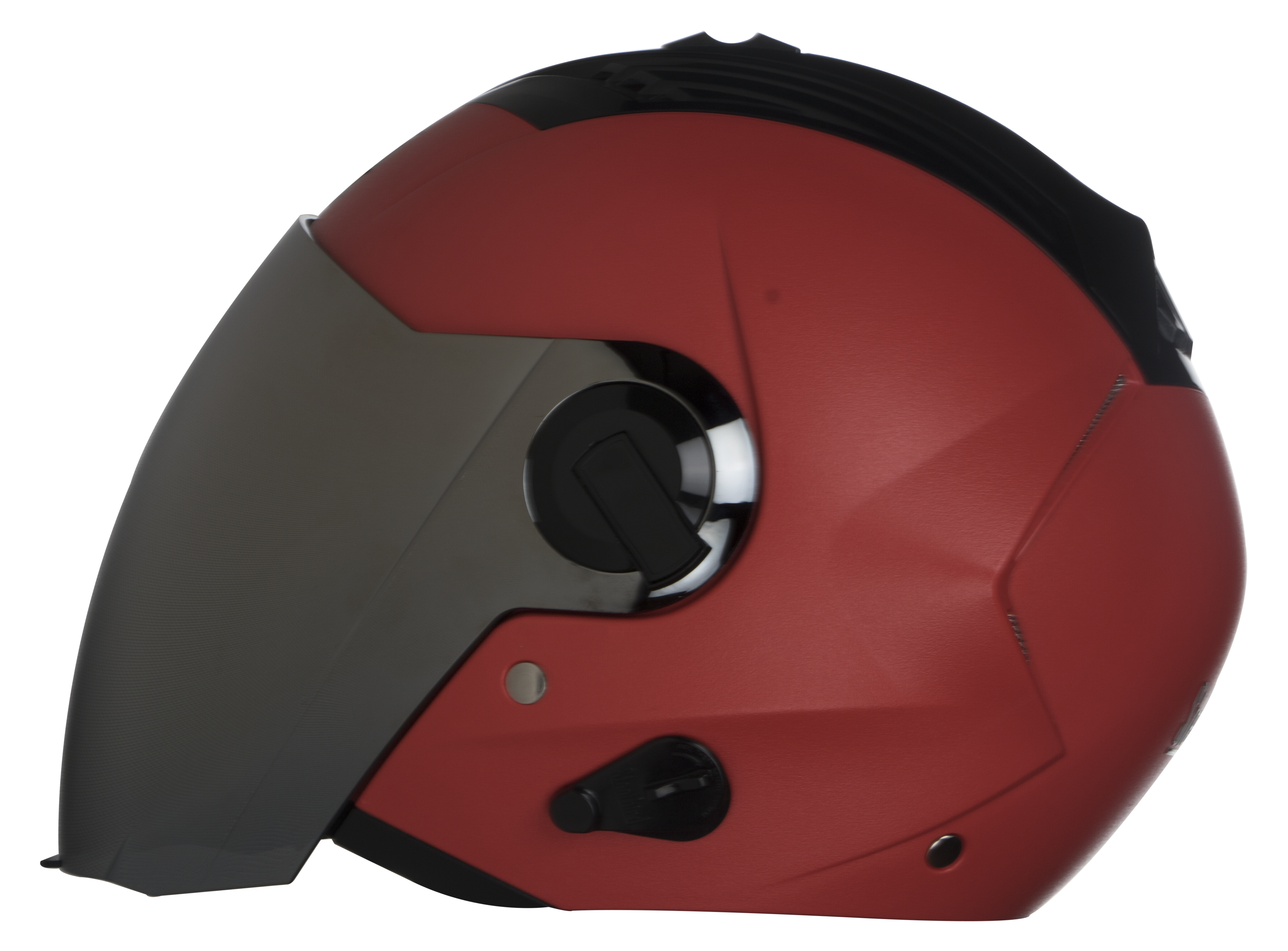 SBA-3 DASHING RED ( Fitted With Clear Visor Extra Silver Chrome Visor Free)