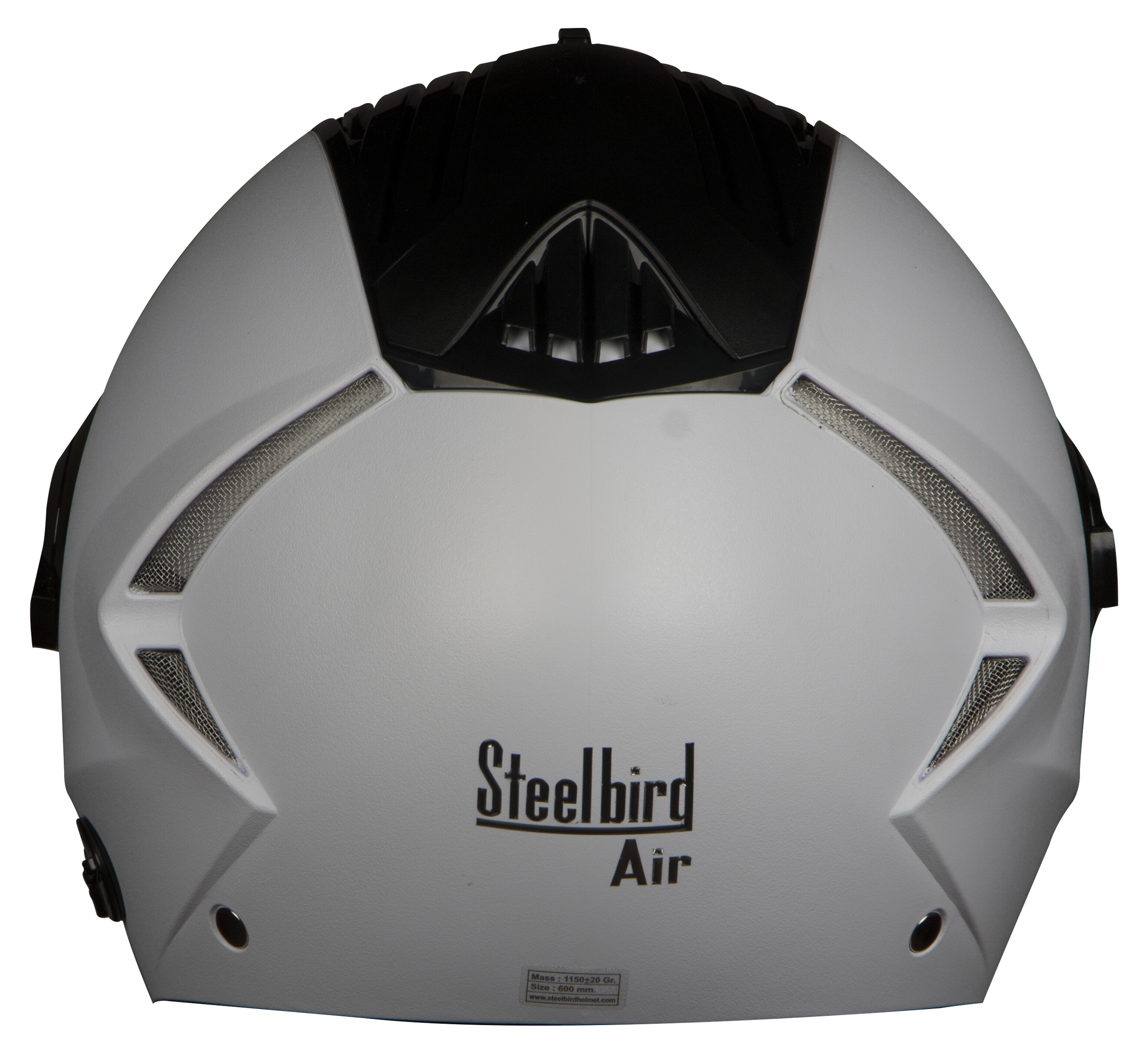 SBA-3 DASHING WHITE ( Fitted With Clear Visor Extra Gold Chrome Visor Free)