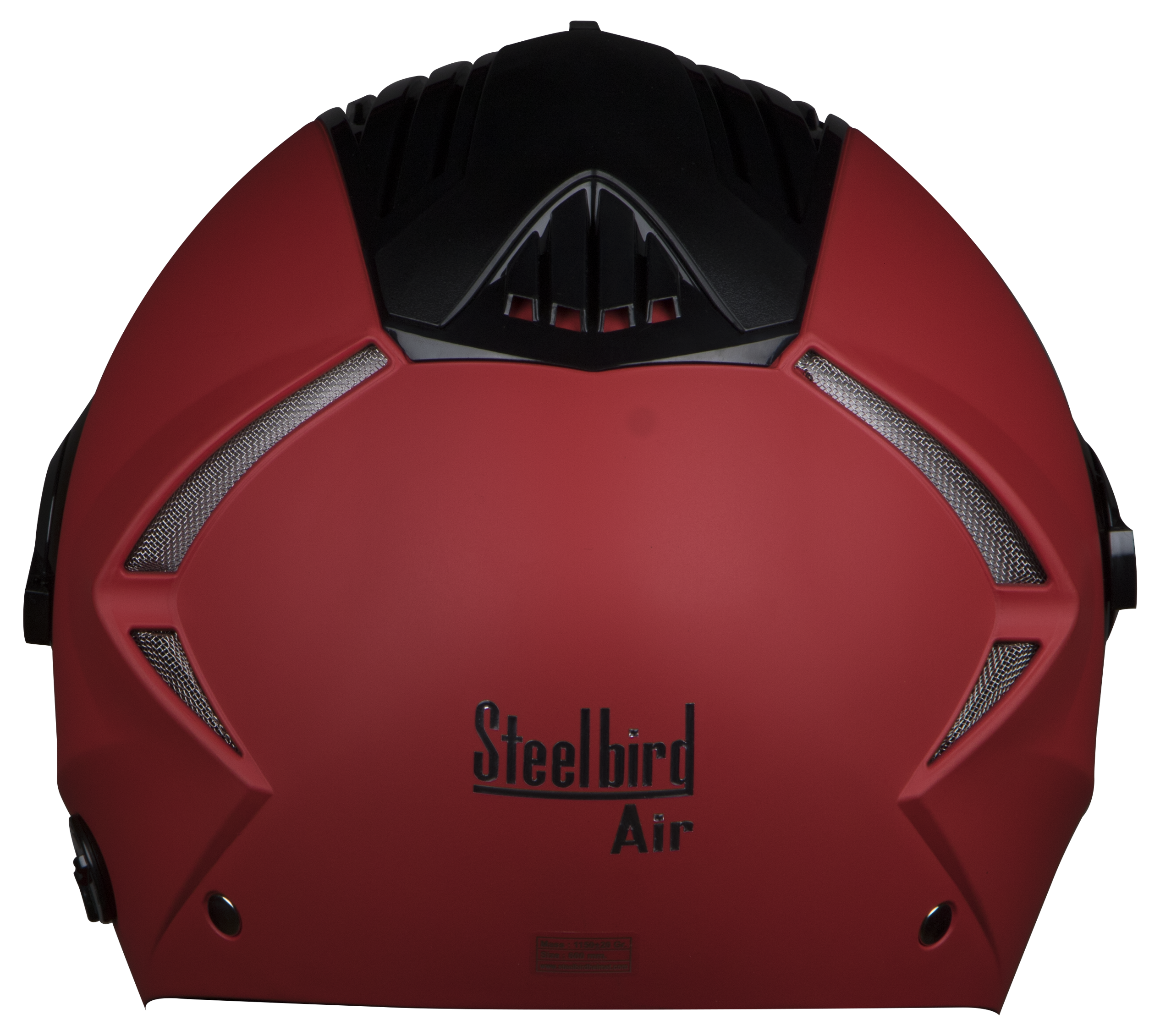 SBA-3 MAT SPORTS RED( Fitted With Clear Visor  Extra Gold Chrome Visor Free)