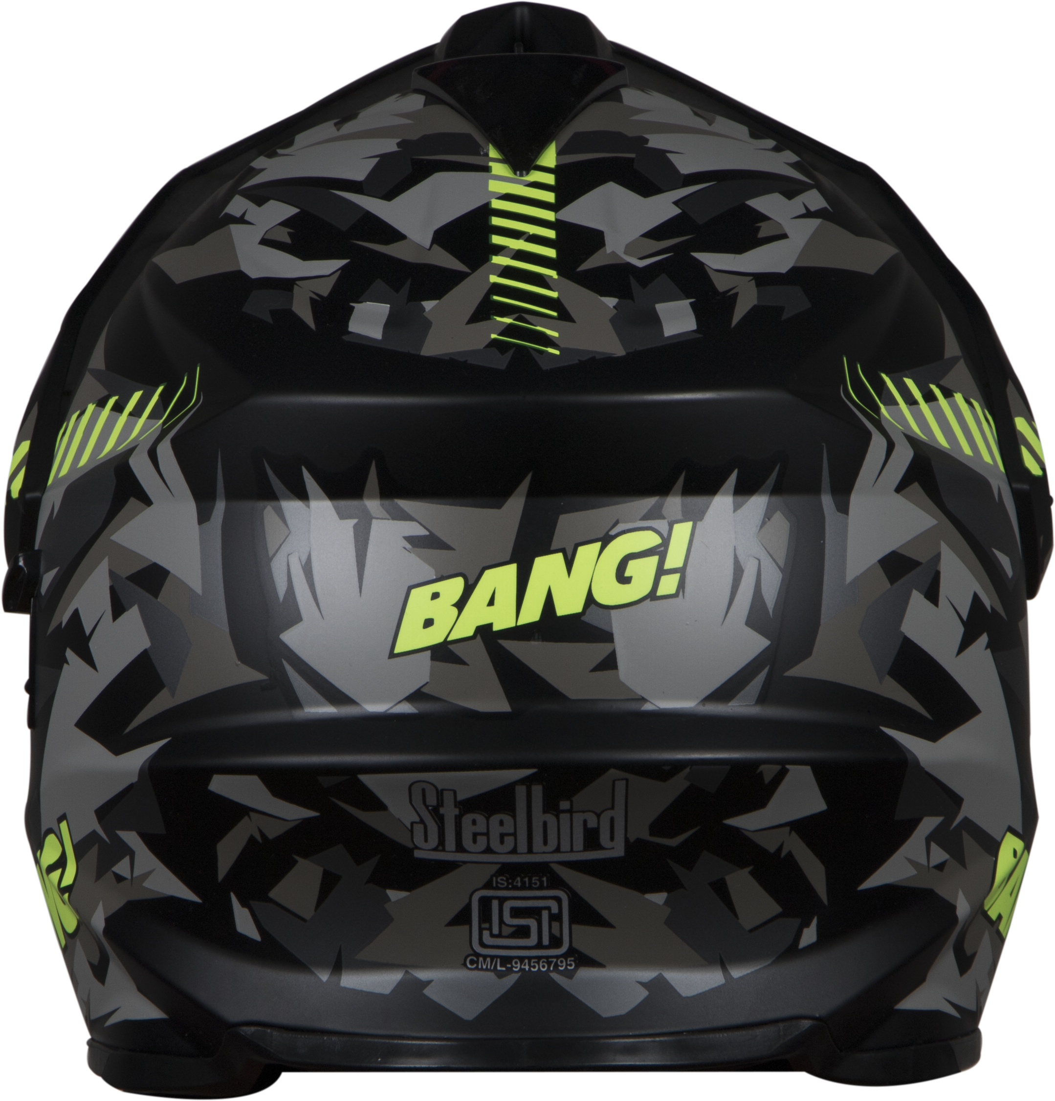 SB-42 Bang Blaze Mat Black With Neon Plus P-Cap