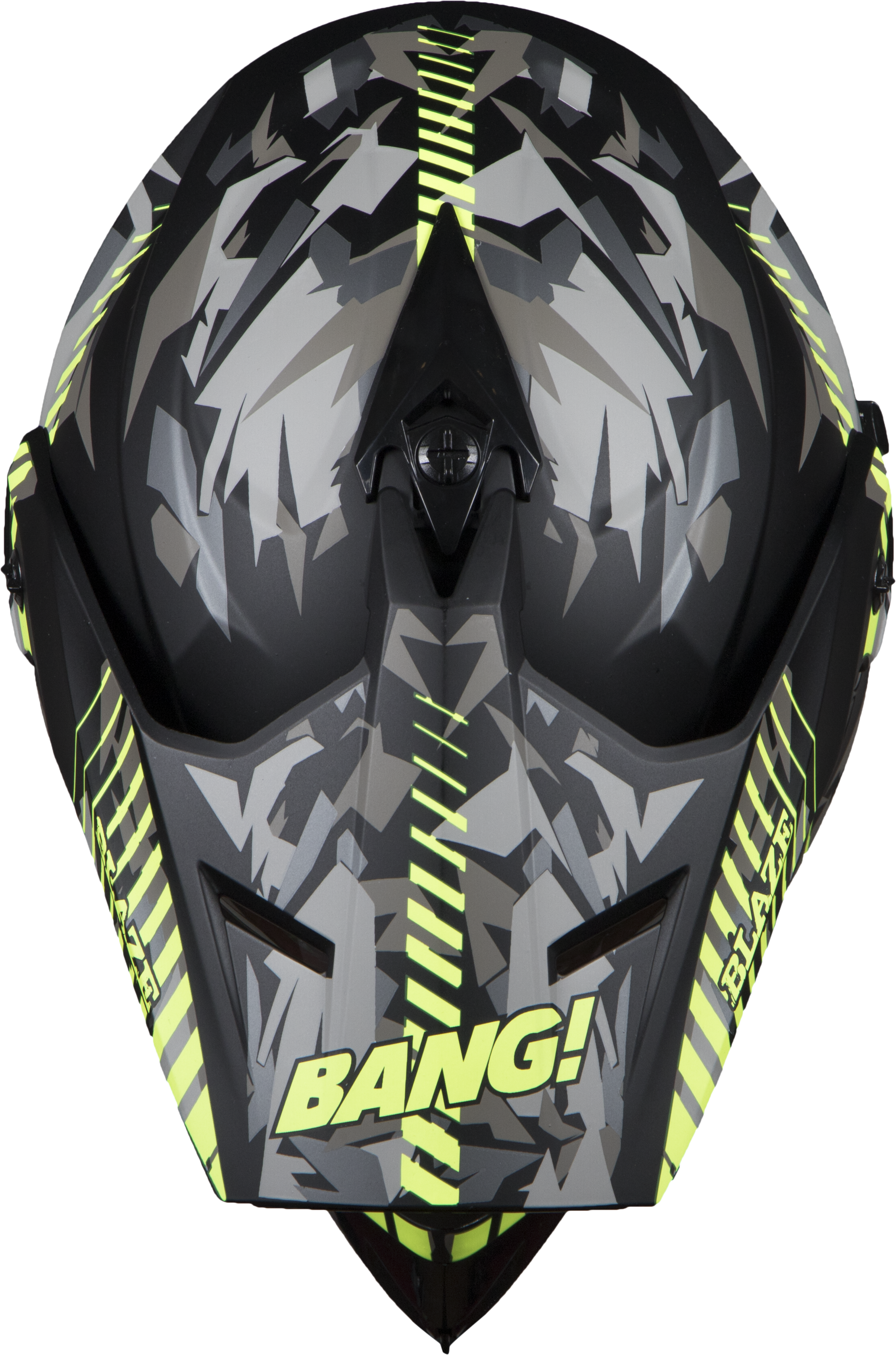 SB-42 Bang Blaze Mat Black With Neon Plus P-Cap