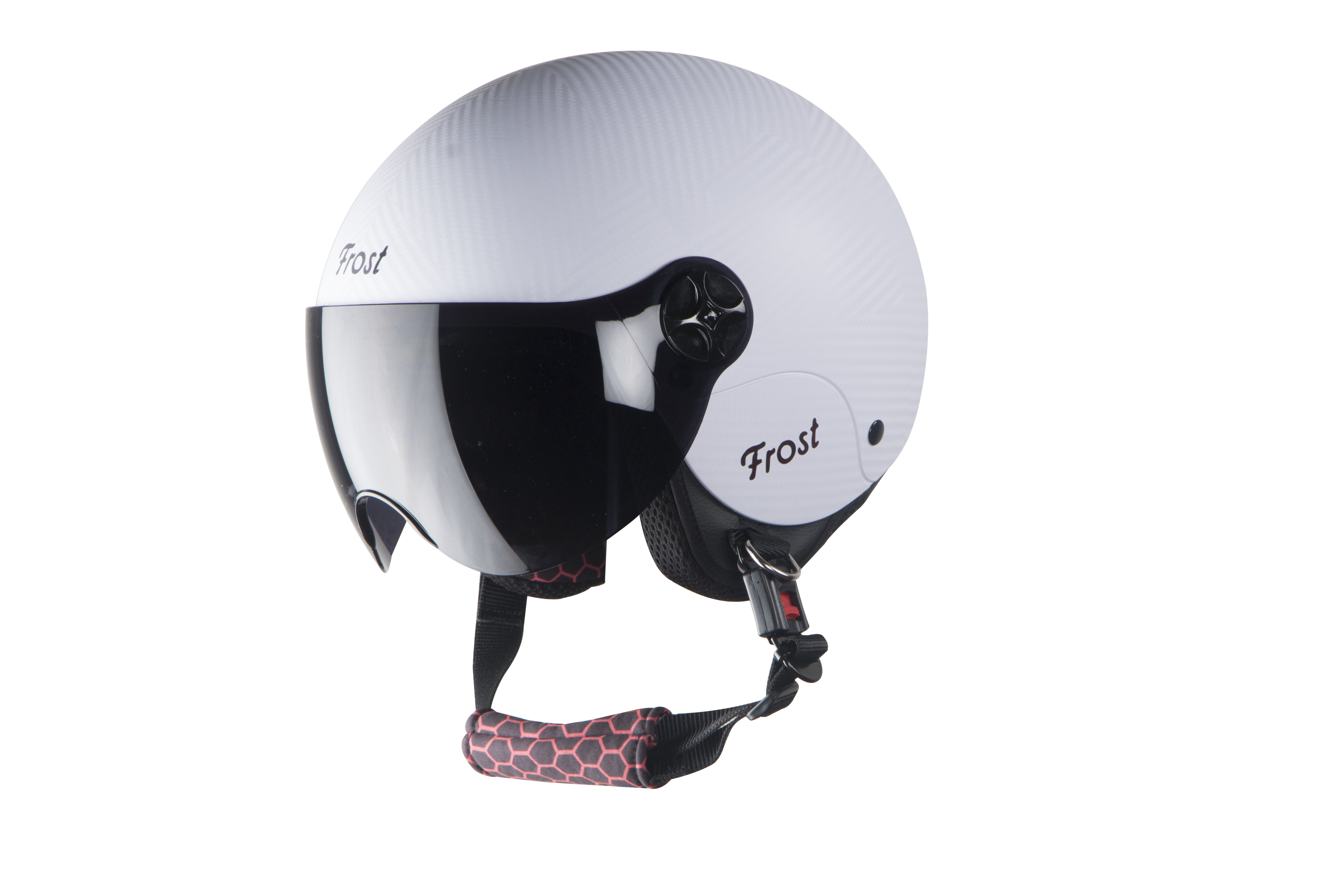 SBH-16 Frost Dashing White ( For Girls) ( Fitted With Clear Visor Extra Smoke Visor Free)