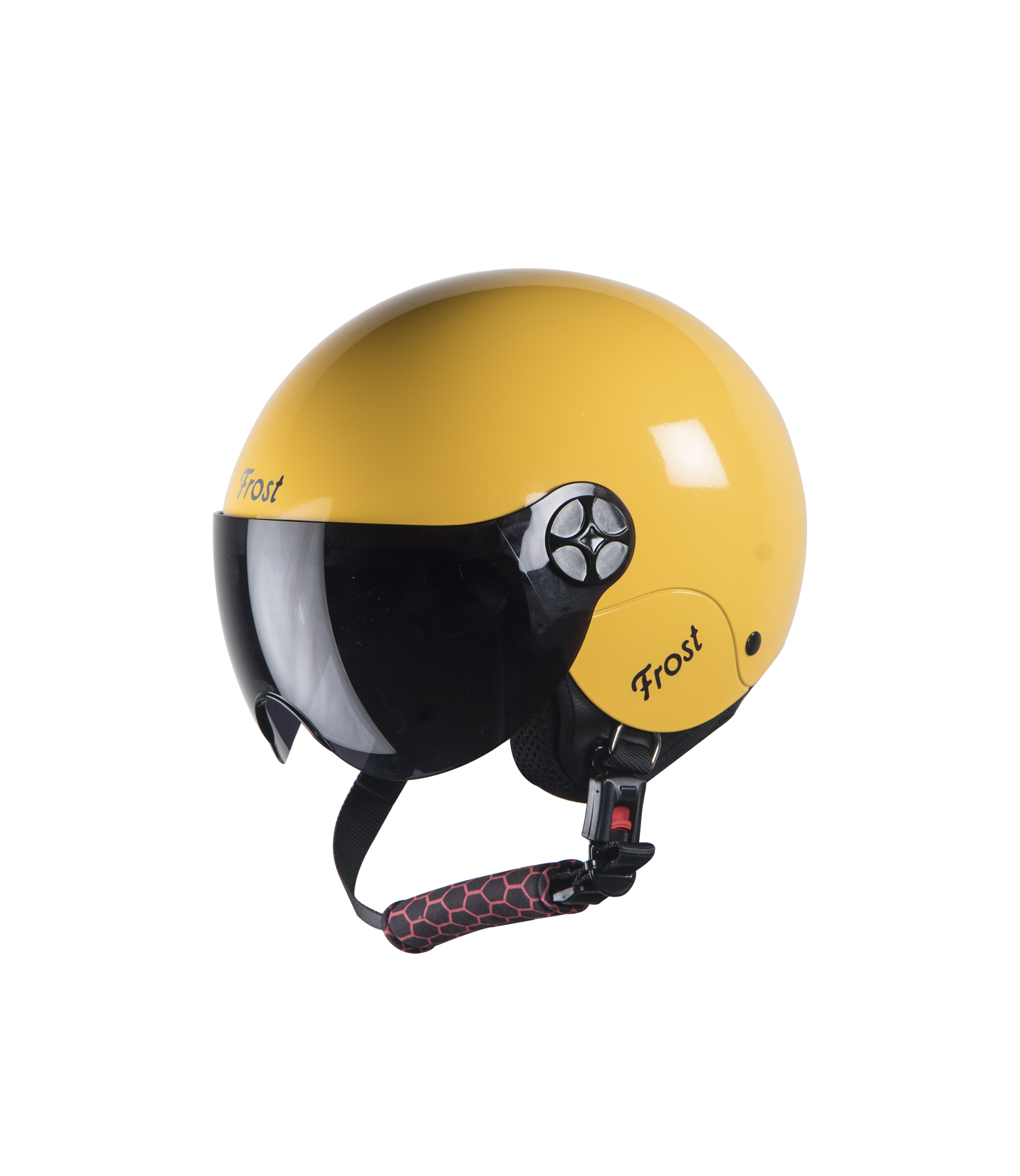 SBH-16 Frost Glossy Moon Yellow (For Girls)( Fitted With Clear Visor Extra Smoke Visor Free)
