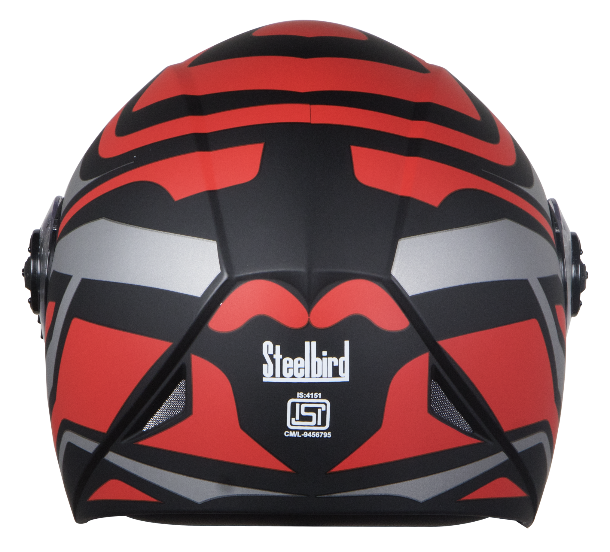 SB-41 Oscar Halo Mat Black With Red