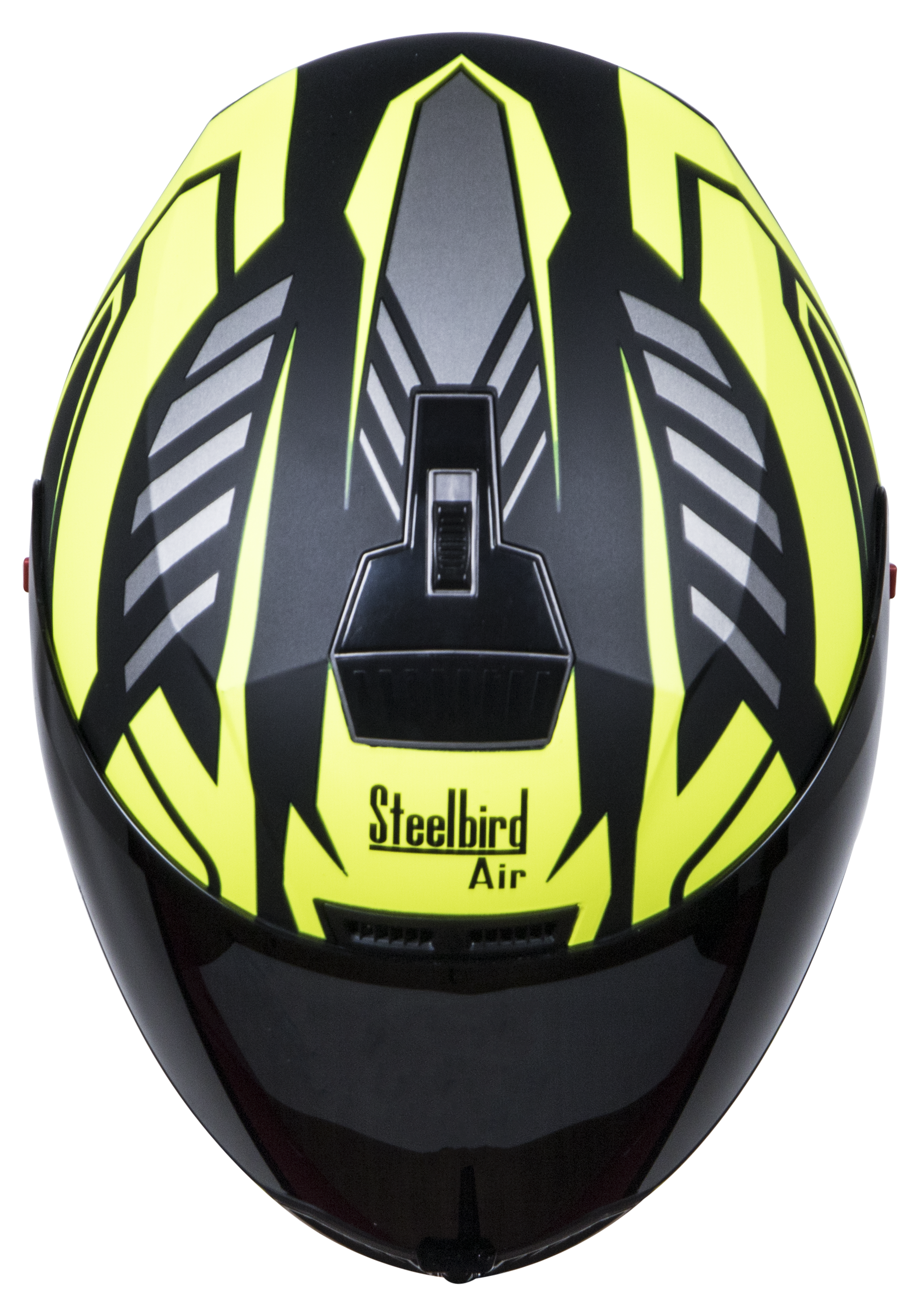 SBA-1 Street Mat Black With F.Yellow ( Fitted With Clear Visor  Extra Smoke Visor Free)