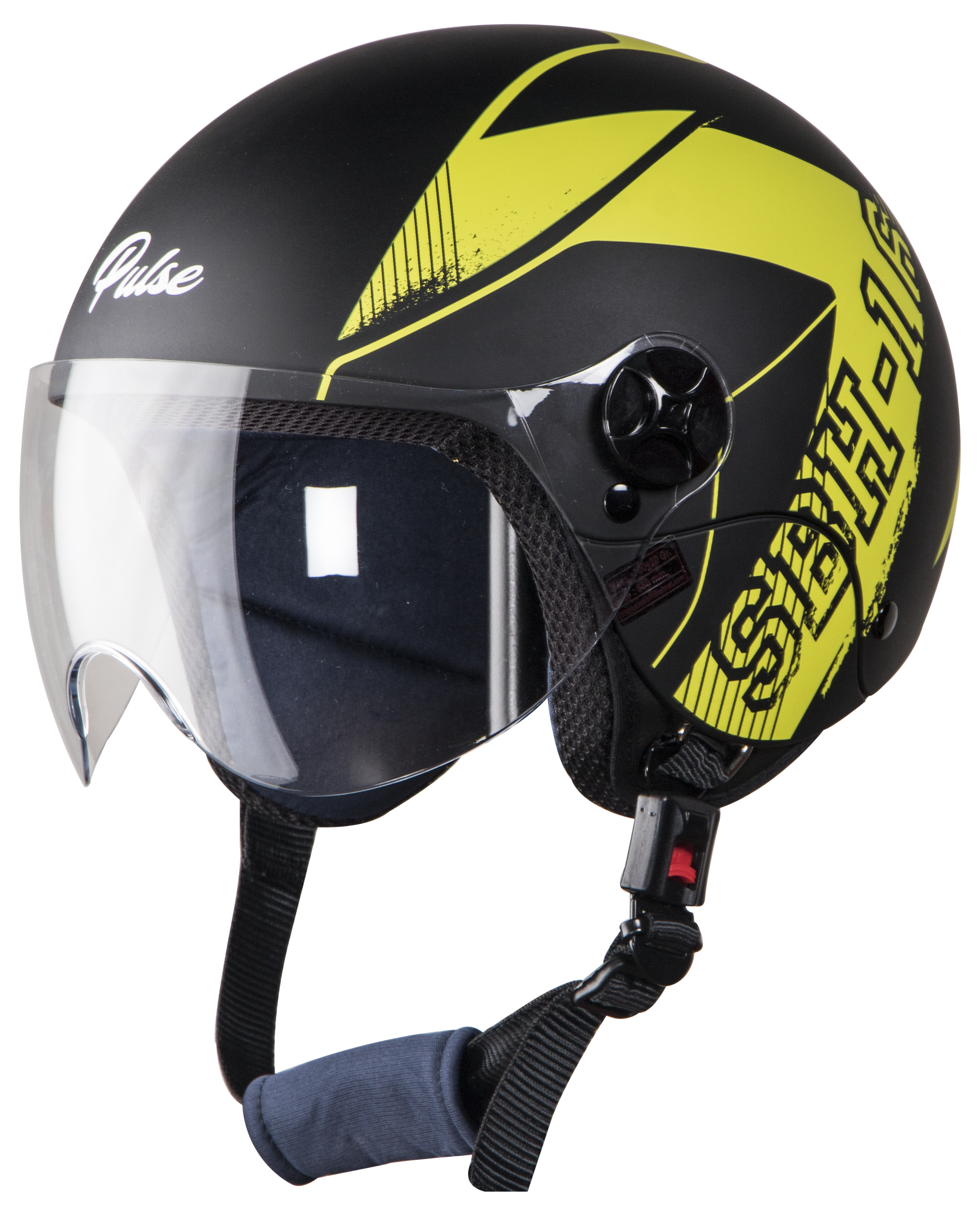 SBH-16 Pulse Beat Glossy Black With Yellow 