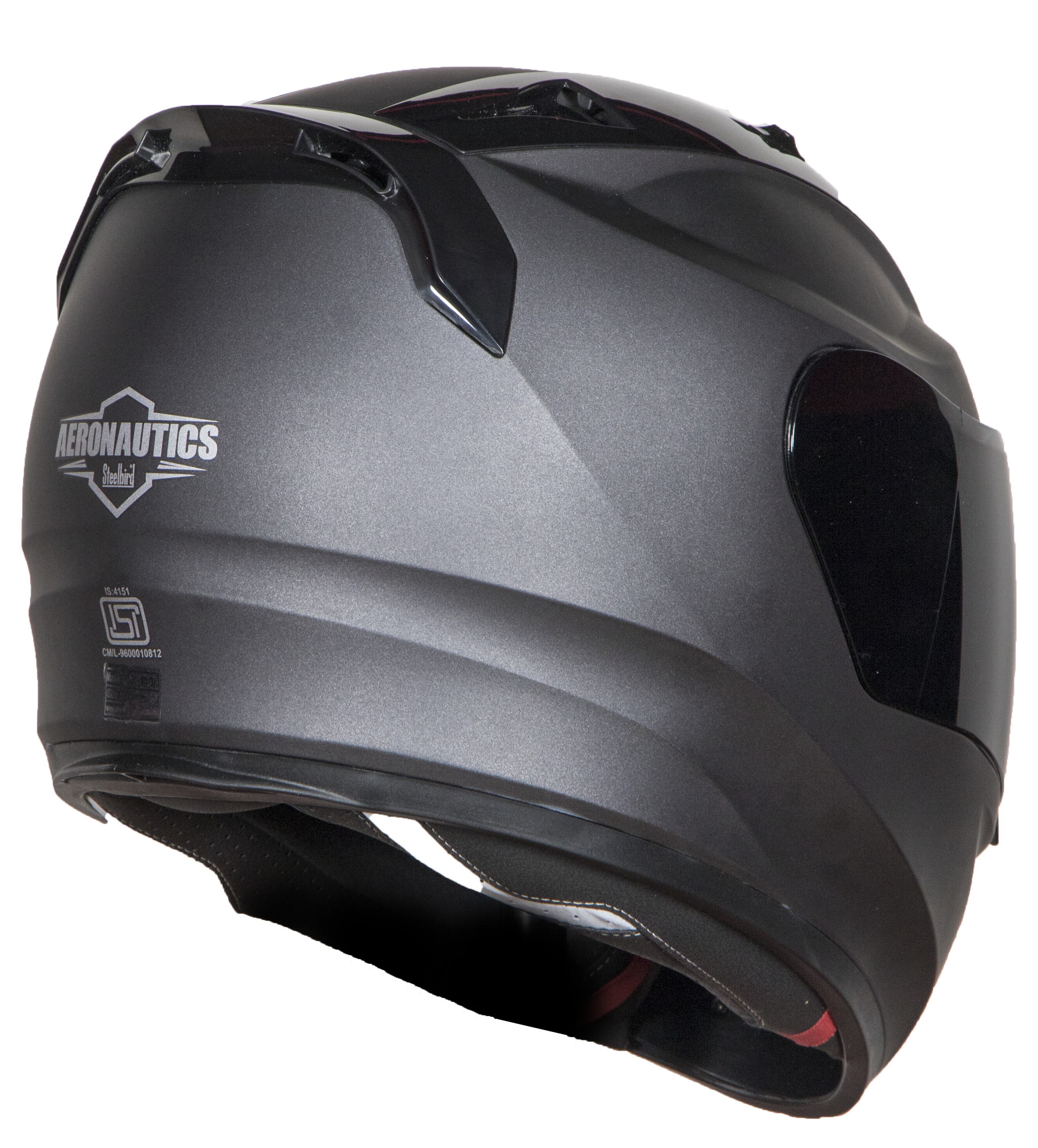 SA-1 Aeronautics Mat Axis Grey ( Fitted With Clear Visor Extra Smoke Visor Free)