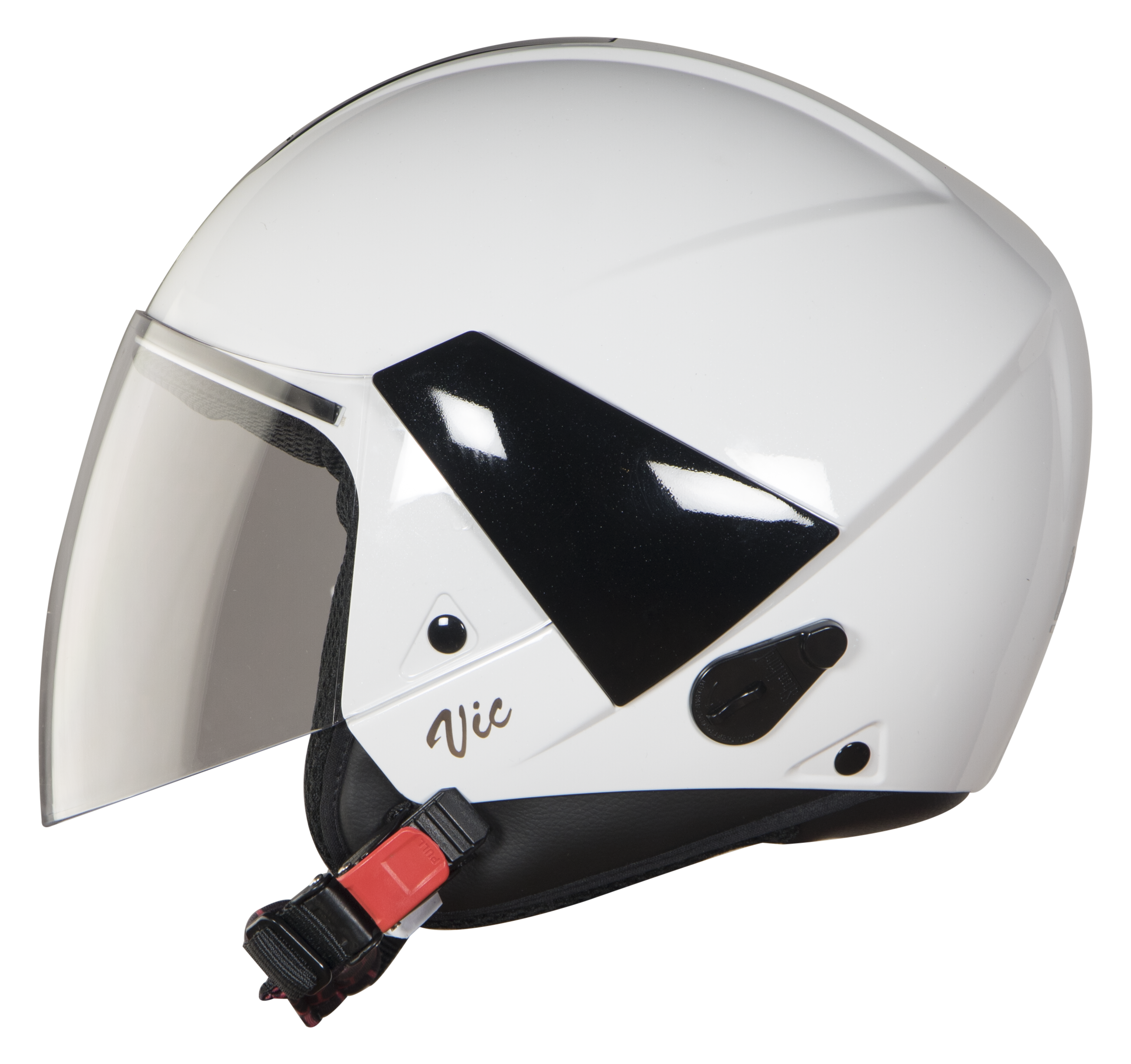 SBH-5 Vic Two Tone Glossy White With Black