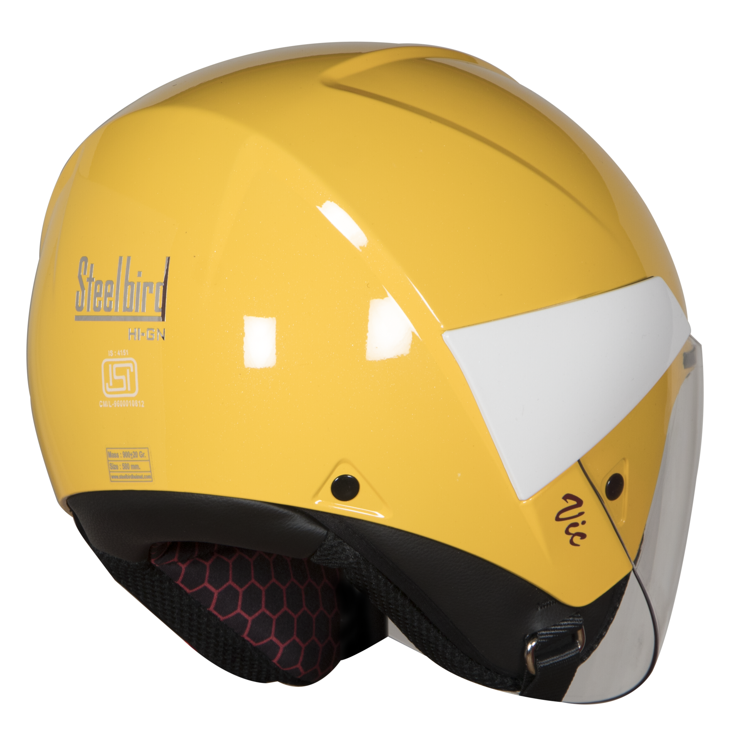 SBH-5 Vic Two Tone Glossy Yellow With White