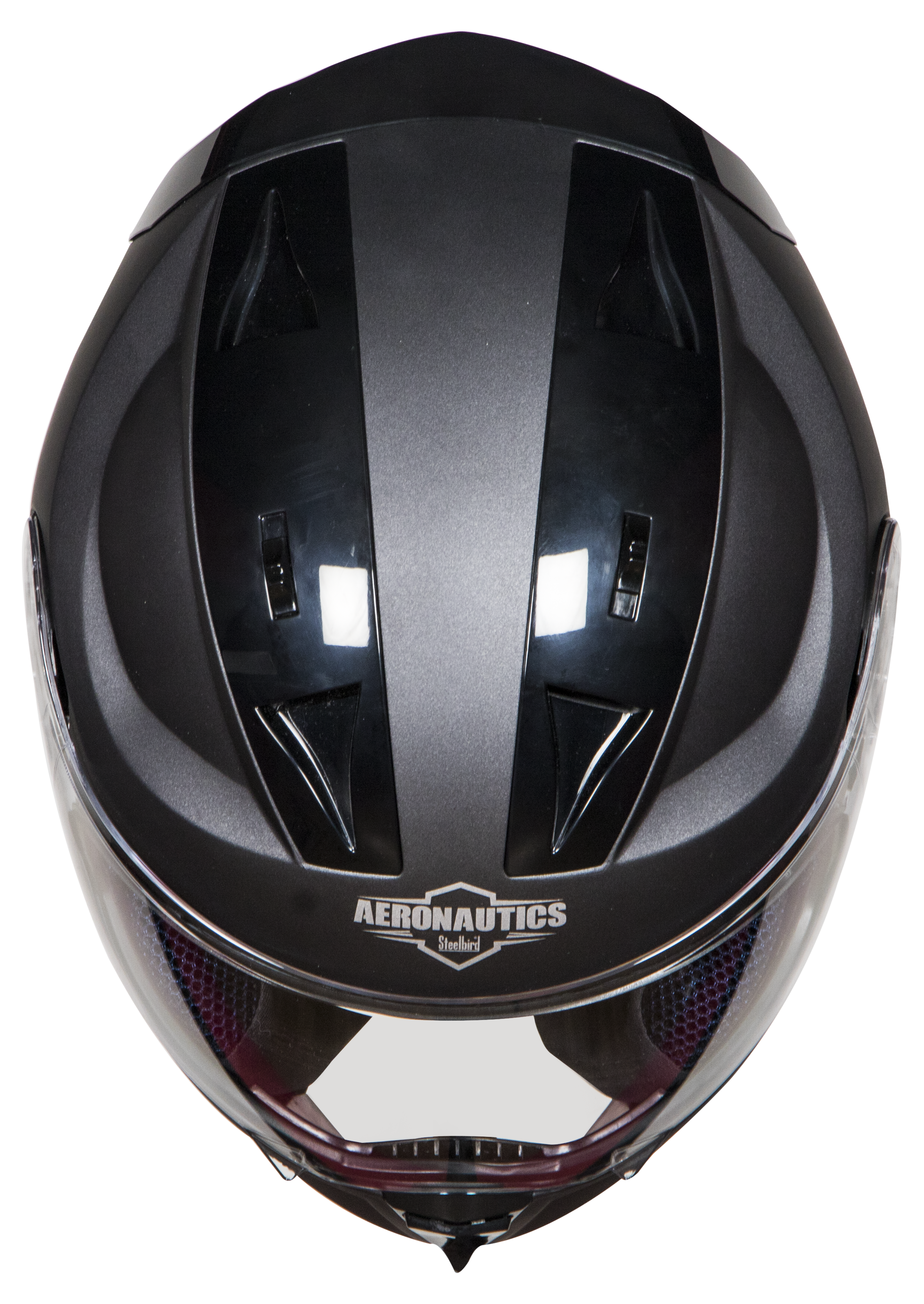 SA-1 Aeronautics Mat Axis Grey (Fitted With Clear Visor Extra Green Visor Free)