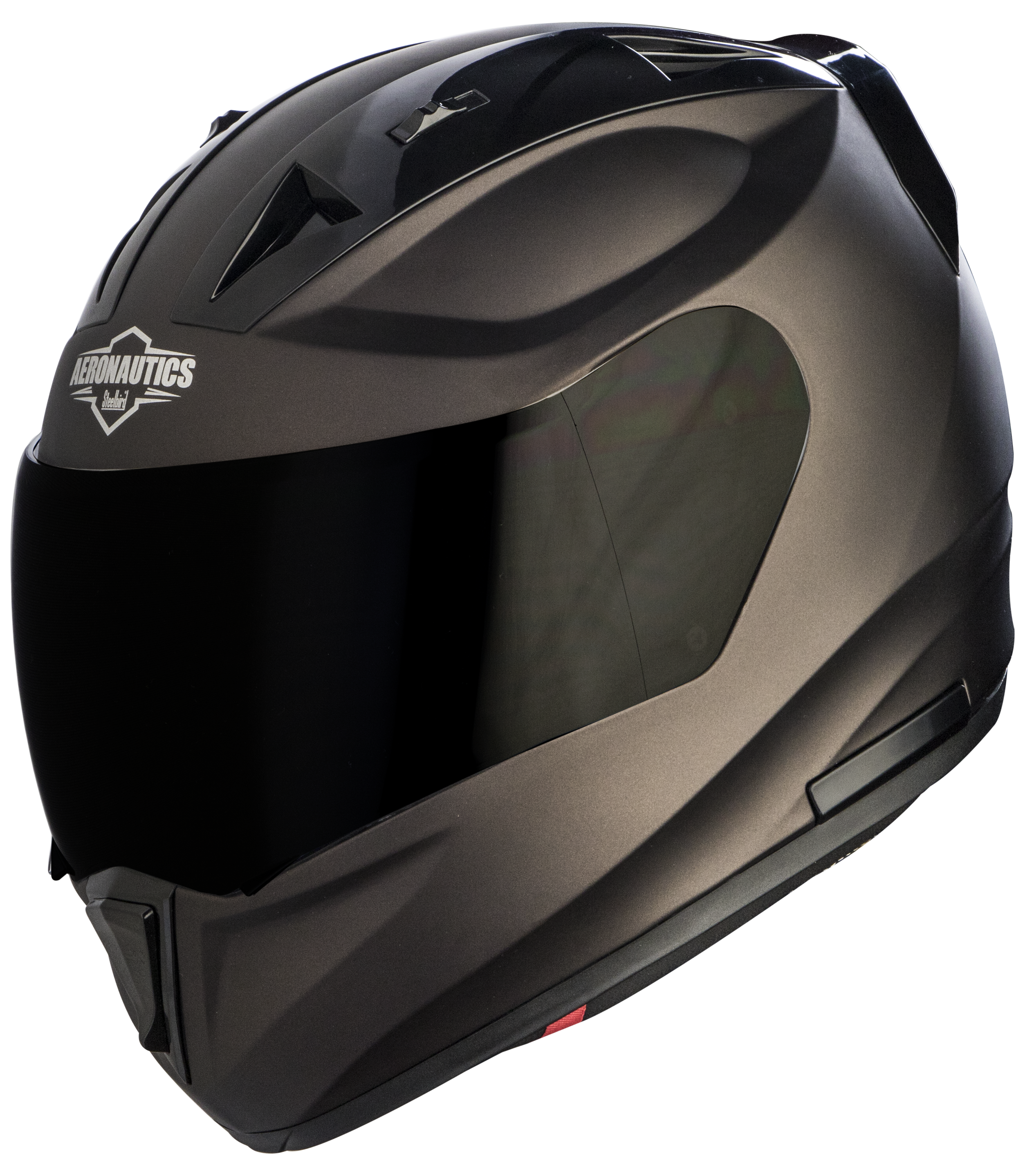 SA-1 Aeronautics Mat Royal Brown ( Fitted With Clear Visor Extra Smoke Visor Free)