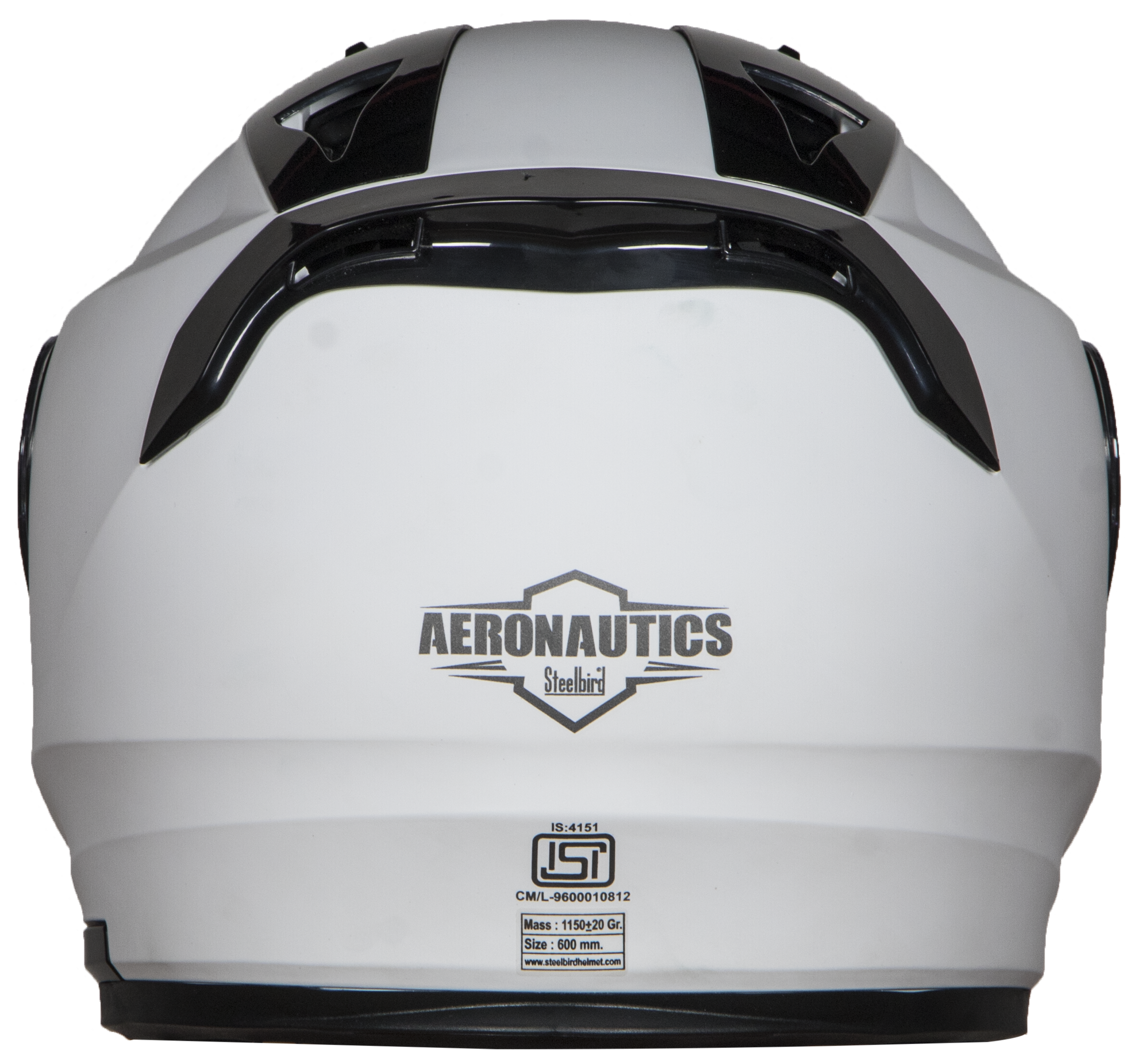 SA-1 Aeronautics Mat White ( Fitted With Clear Visor Extra Gold Chrome Visor Free)