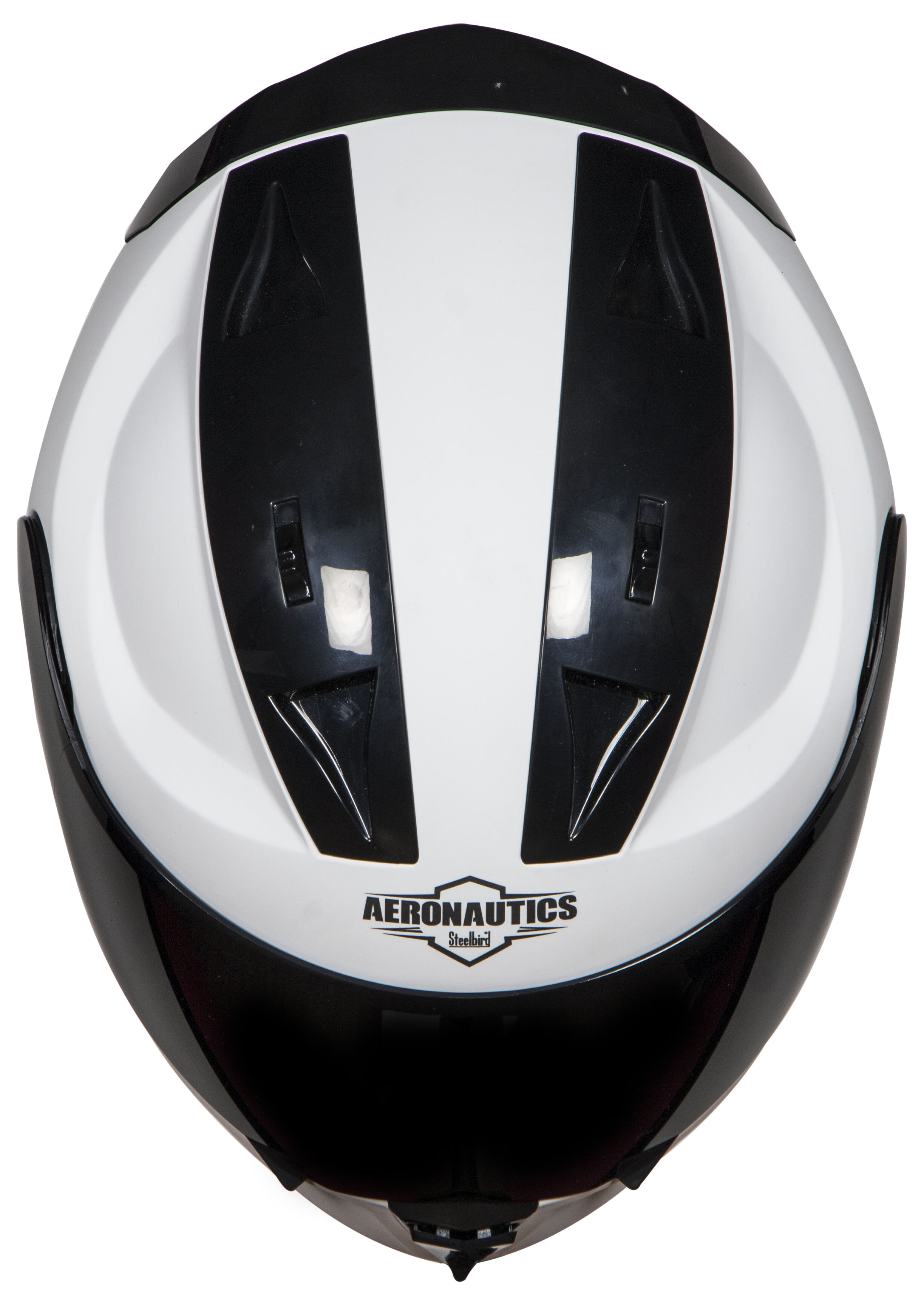 SA-1 Aeronautics Mat White ( Fitted With Clear Visor Extra Blue Chrome Visor Free)