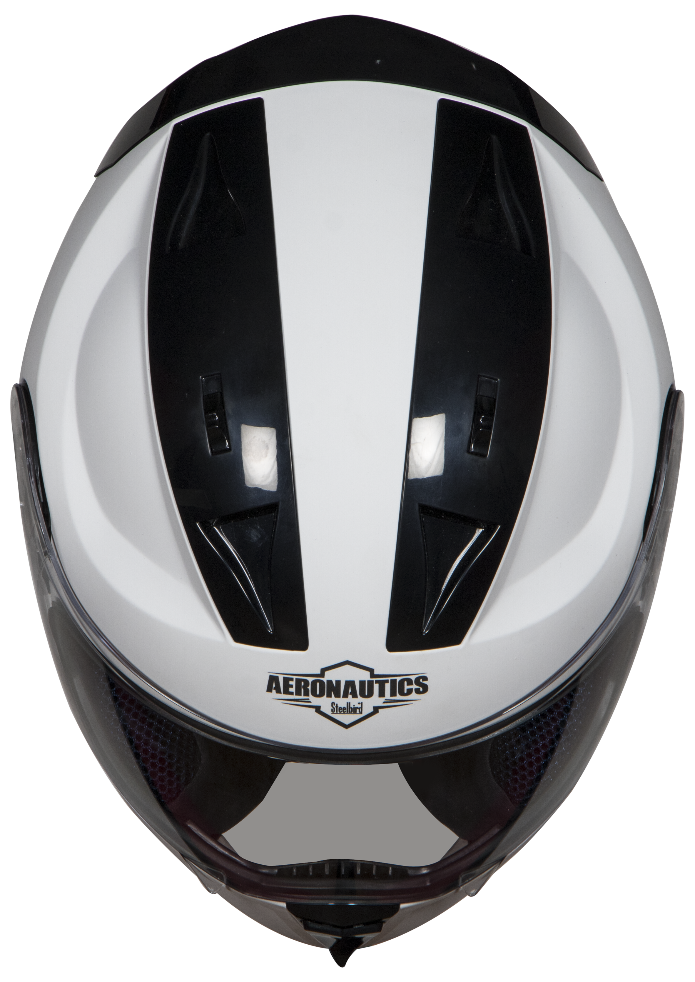 SA-1 Aeronautics Mat White (Fitted With Clear Visor Extra Gold Night Vision Visor Free)