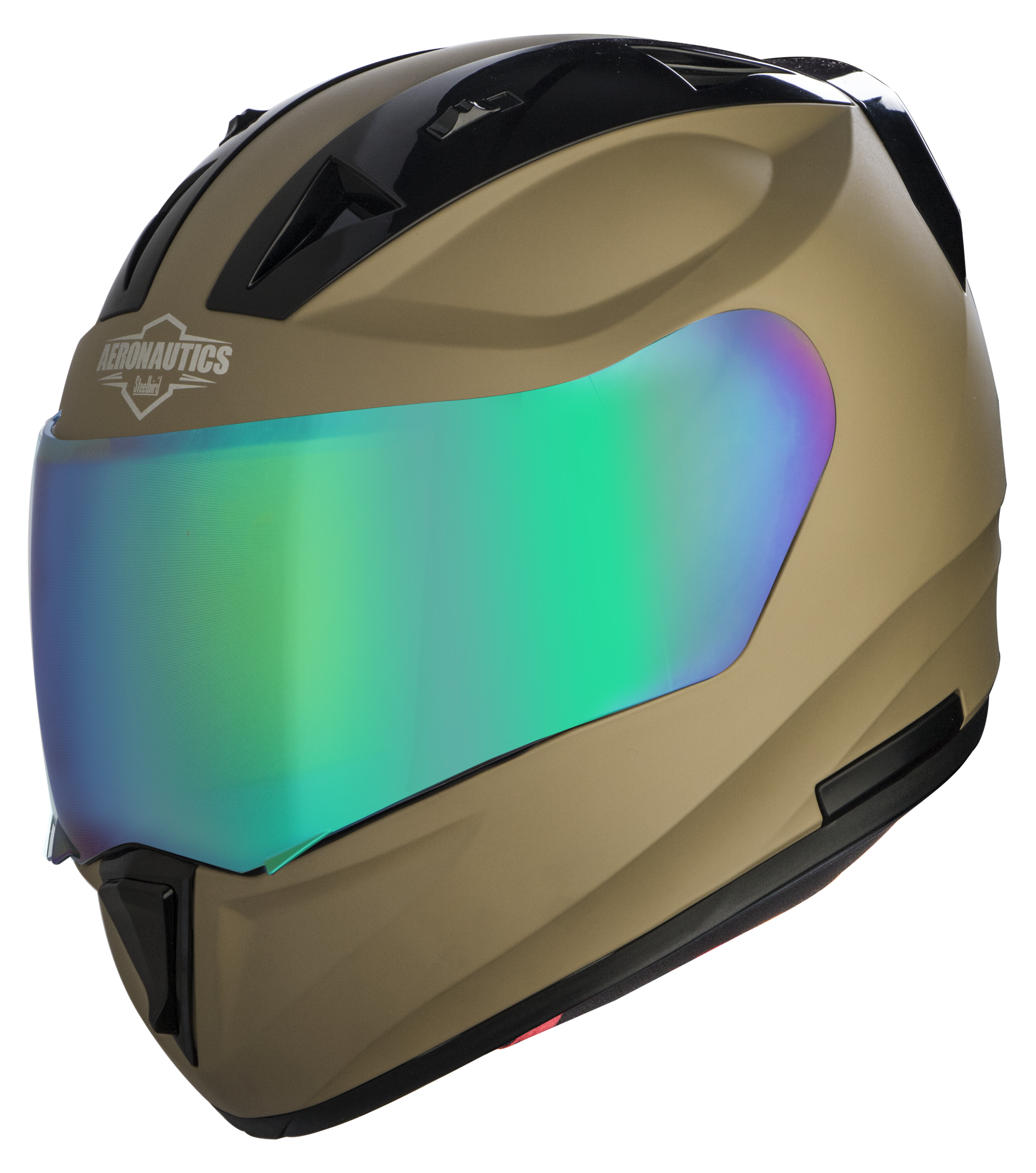 SA-1 Aeronautics Mat Desert Storm ( Fitted With Clear Visor Extra Rainbow Chrome Visor Free)