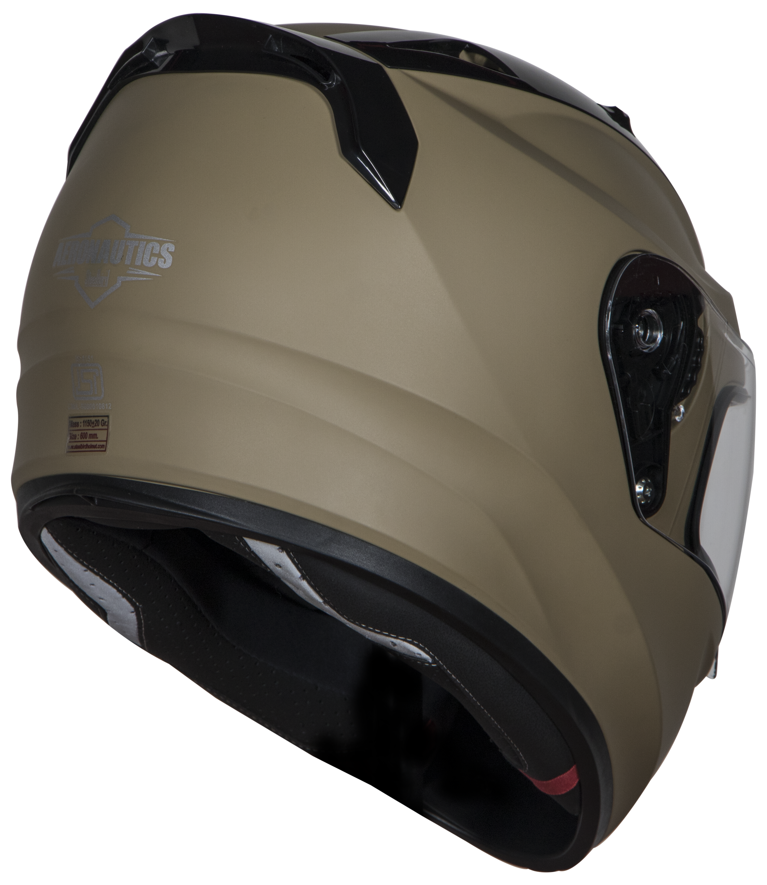 SA-1 Aeronautics Mat Desert Storm (Fitted With Clear Visor Extra Gold Night Vision Visor Free)