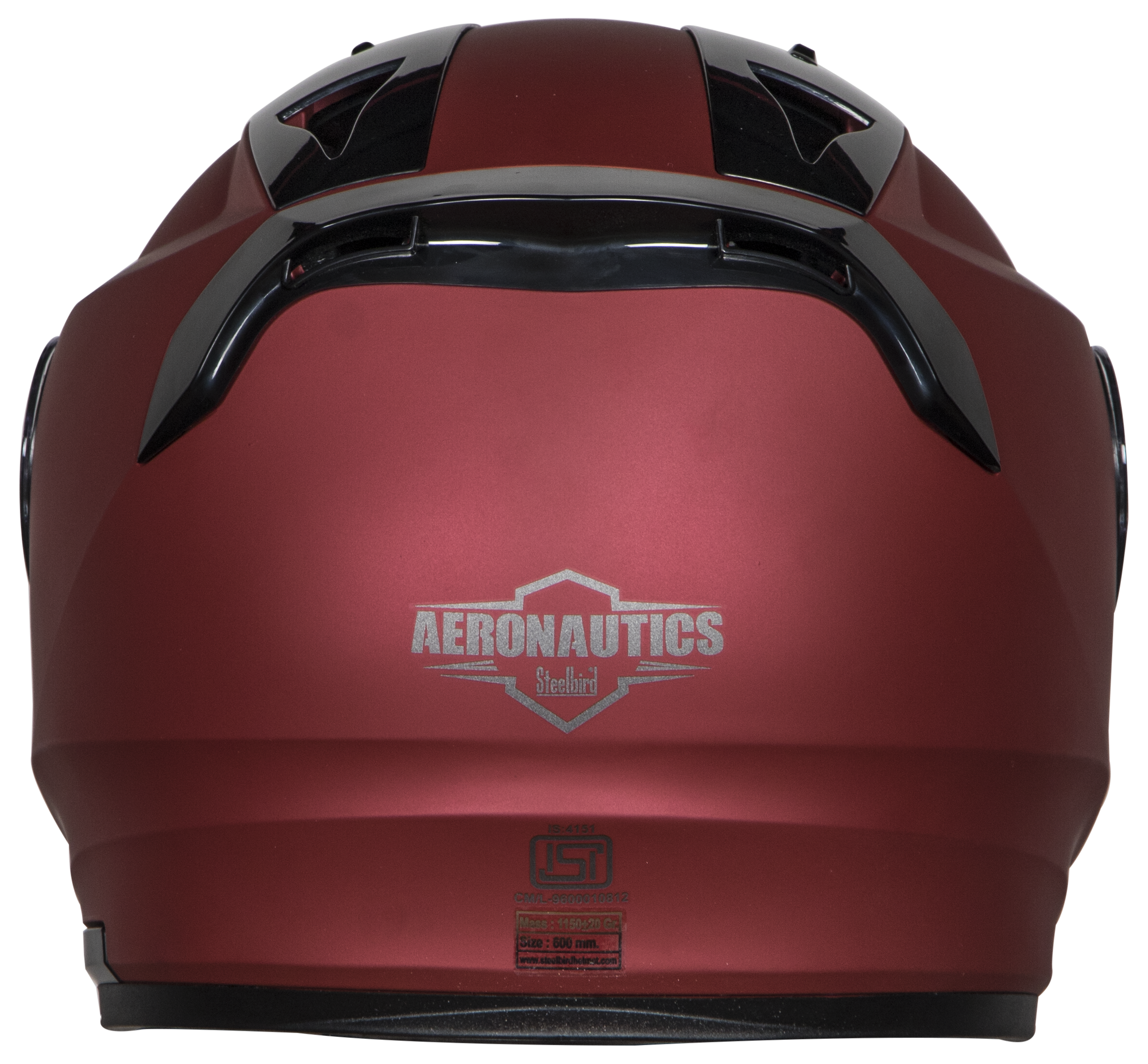 SA-1 Aeronautics Mat Maroon (Fitted With Clear Visor Extra Smoke Visor Free)