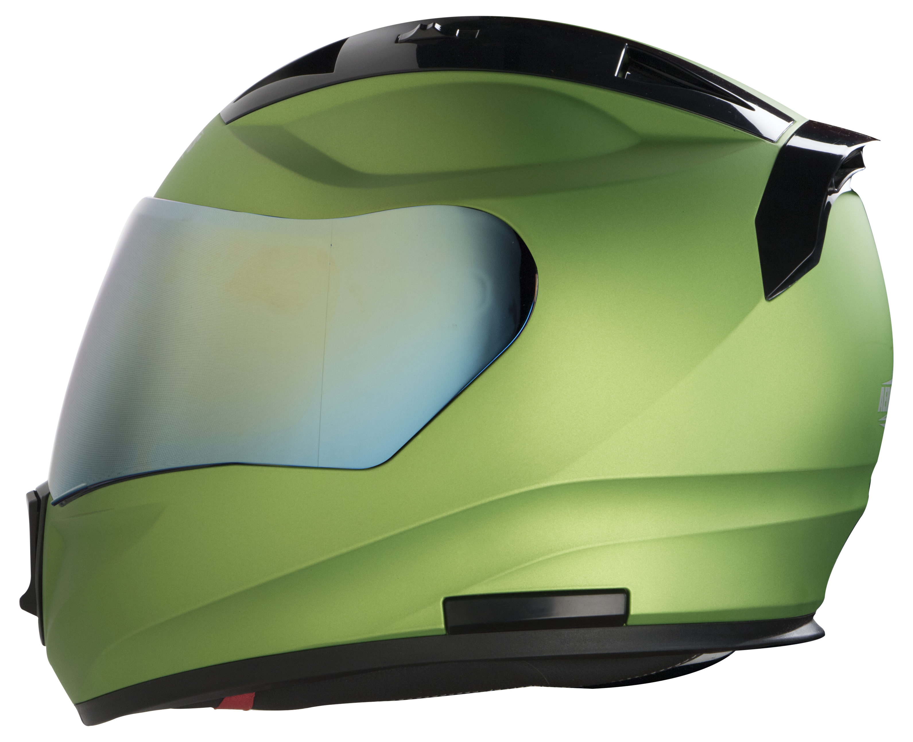 SA-1 Aeronautics Mat Y. Green (Fitted With Clear Visor Extra Gold Chrome Visor Free)