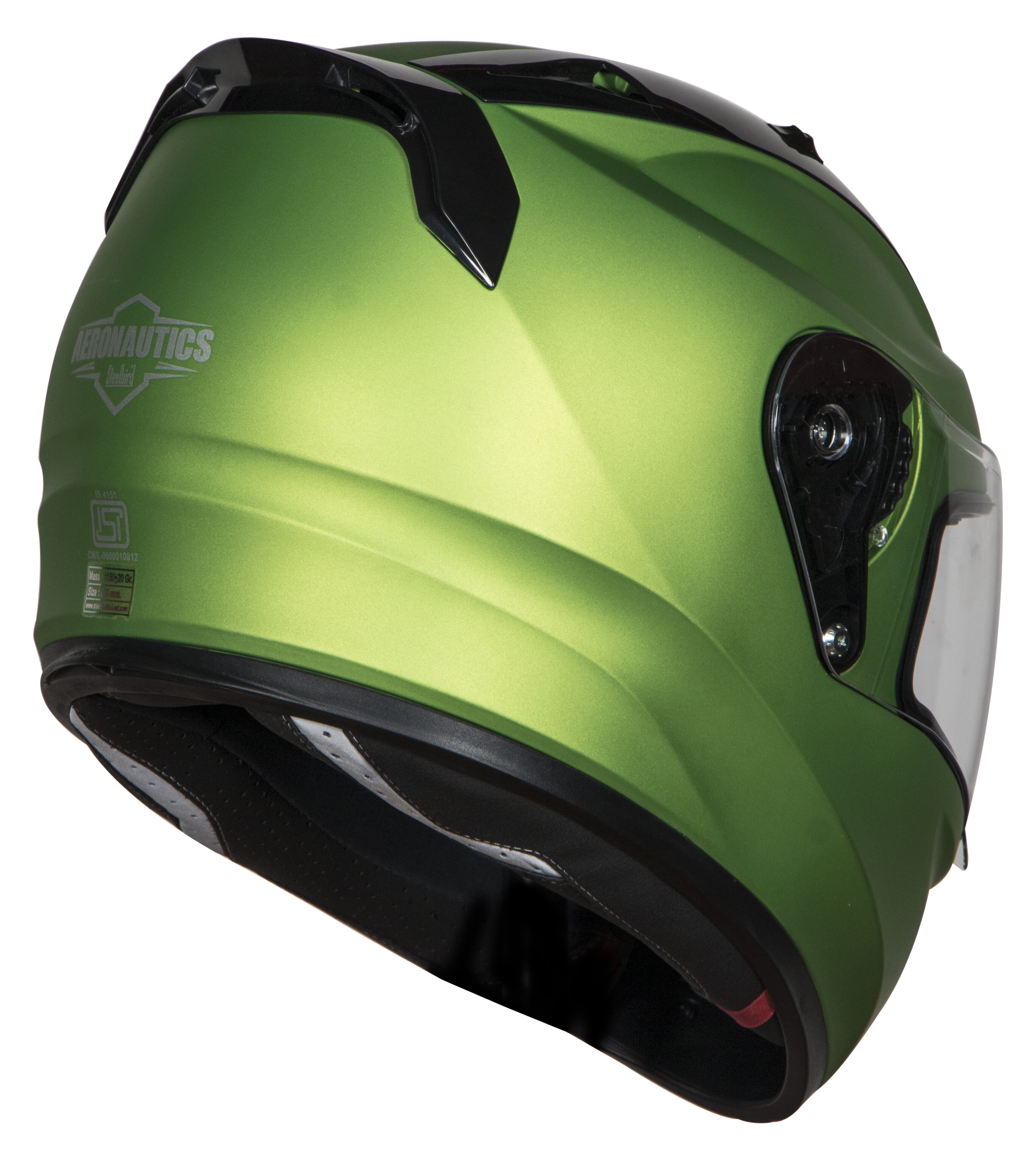 SA-1 Aeronautics Mat Y. Green (Fitted With Clear Visor Extra Gold Night Vision Visor Free)