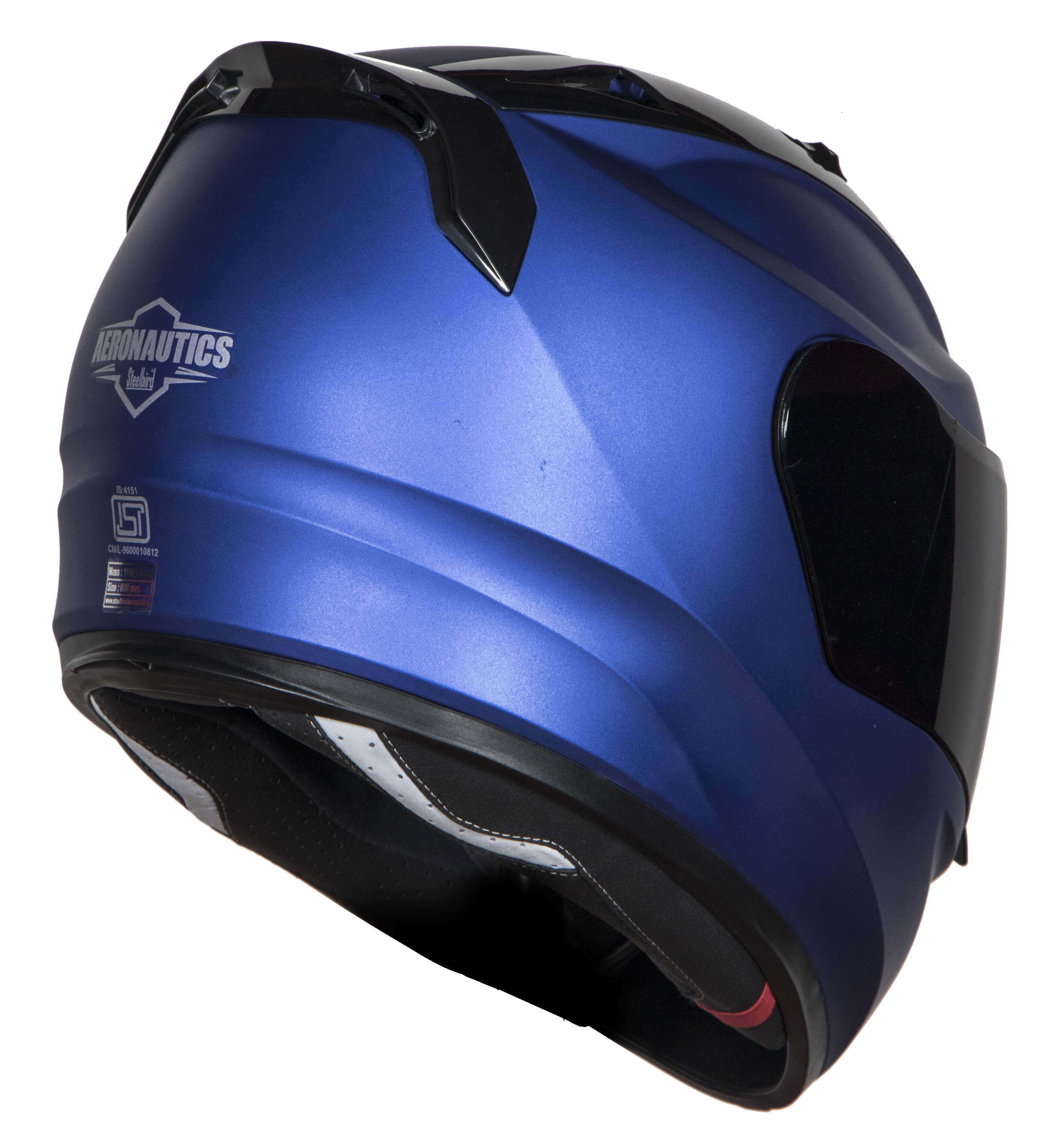 SA-1 Aeronautics Mat Y. Blue ( Fitted With Clear Visor Extra Smoke Visor Free)