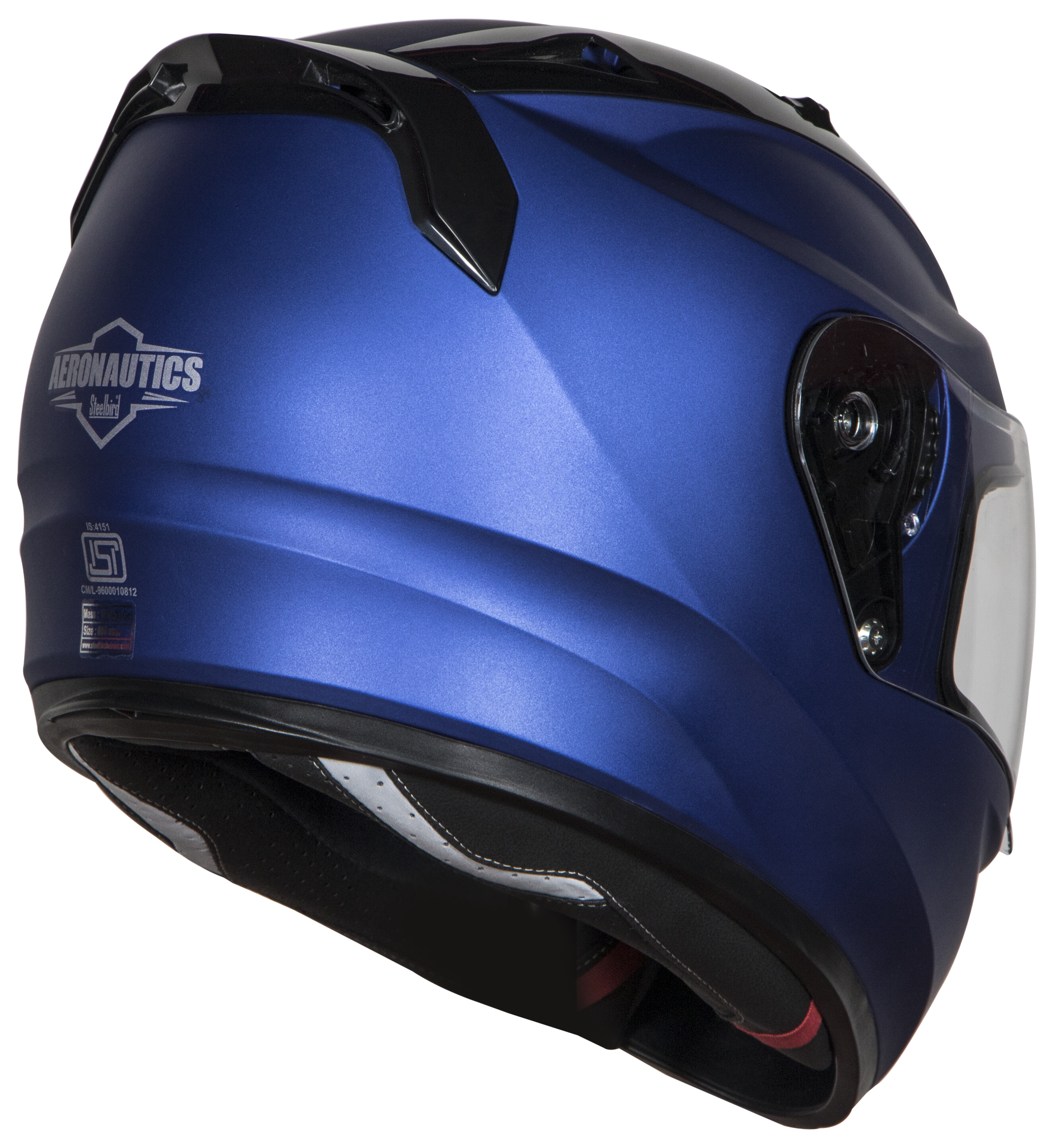 SA-1 Aeronautics Mat Y. Blue ( Fitted With Clear Visor Extra Green Night Vision Visor Free)