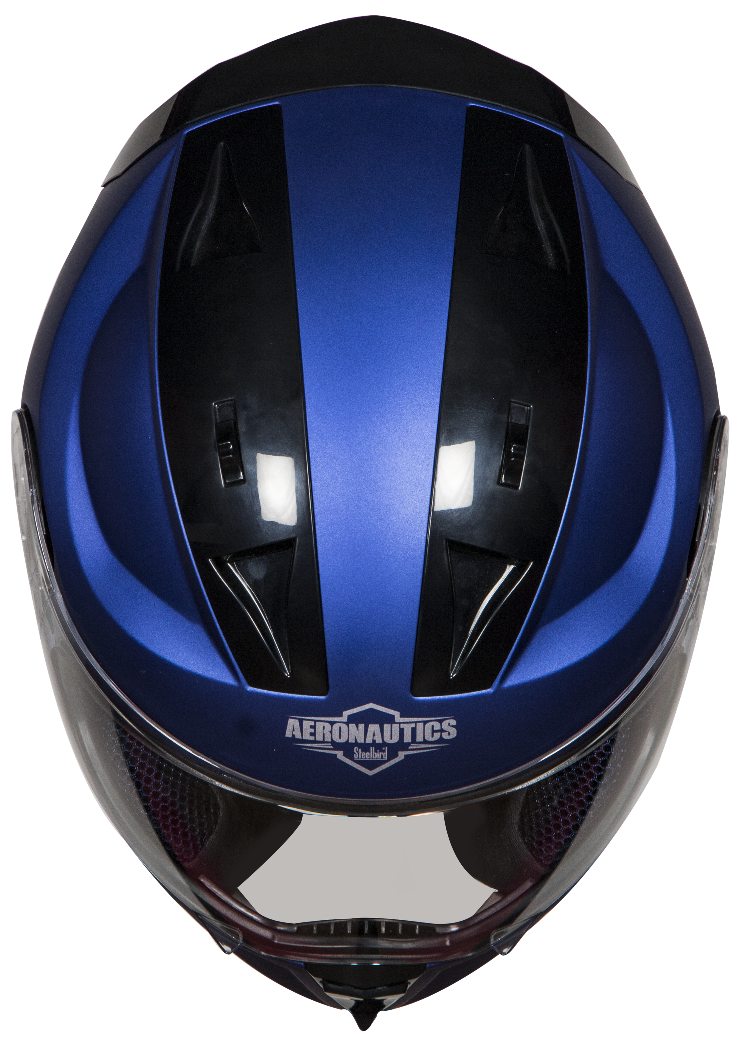 SA-1 Aeronautics Mat Y. Blue ( Fitted With Clear Visor Extra Green Night Vision Visor Free)