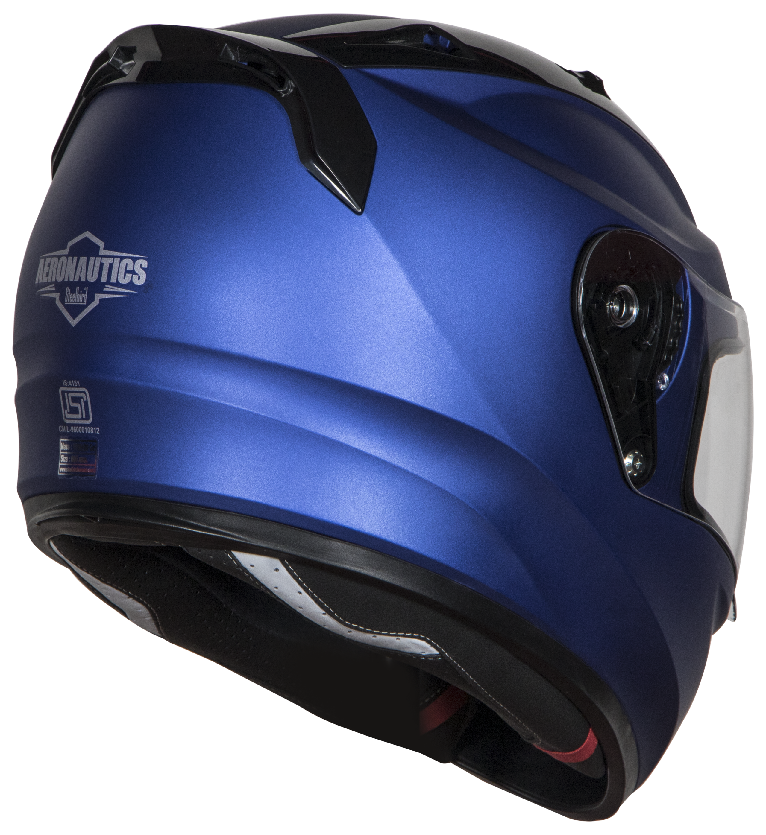 SA-1 Aeronautics Mat Y. Blue ( Fitted With Clear Visor Extra Gold Night Vision Visor Free)