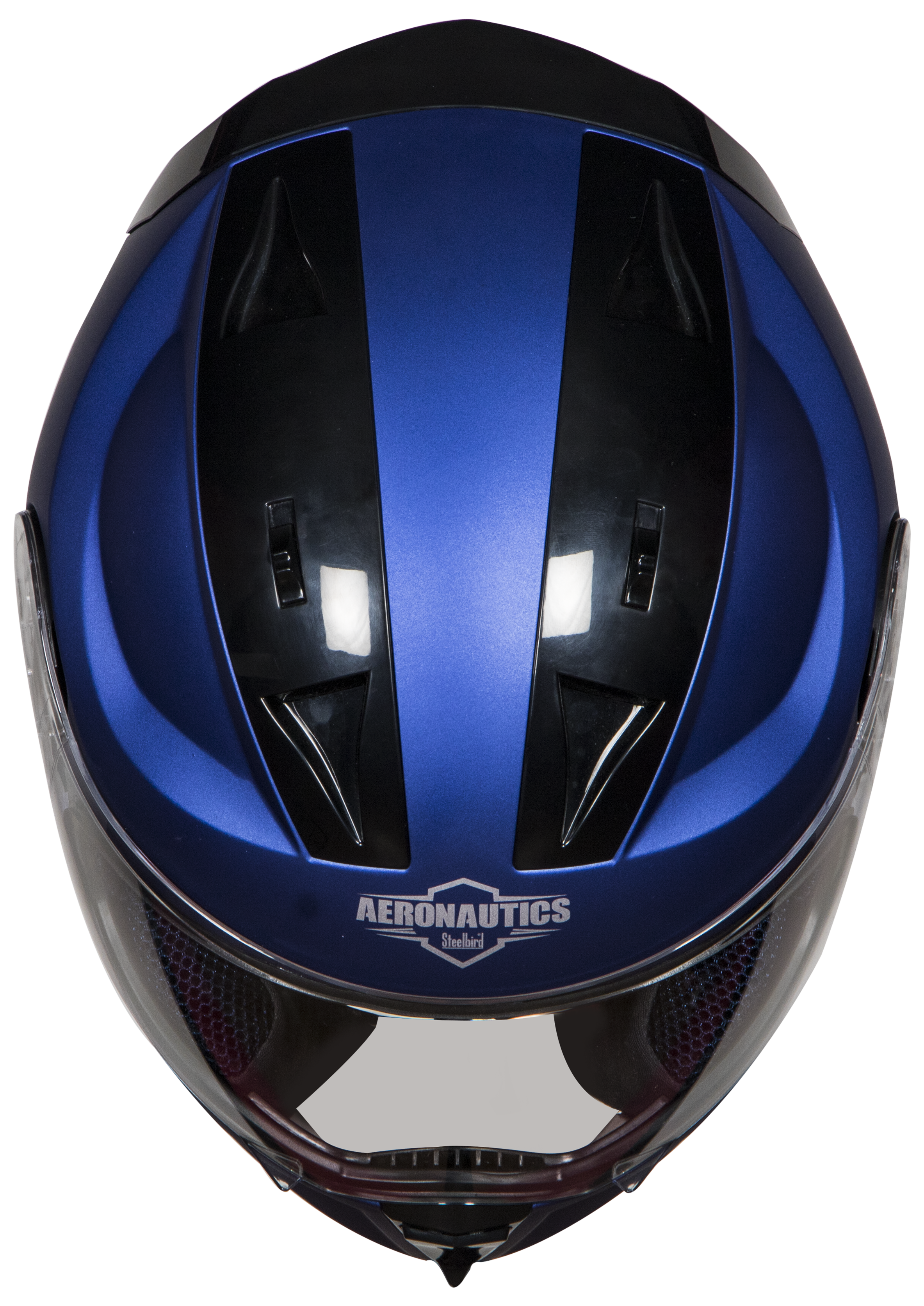 SA-1 Aeronautics Mat Y. Blue ( Fitted With Clear Visor Extra Gold Night Vision Visor Free)