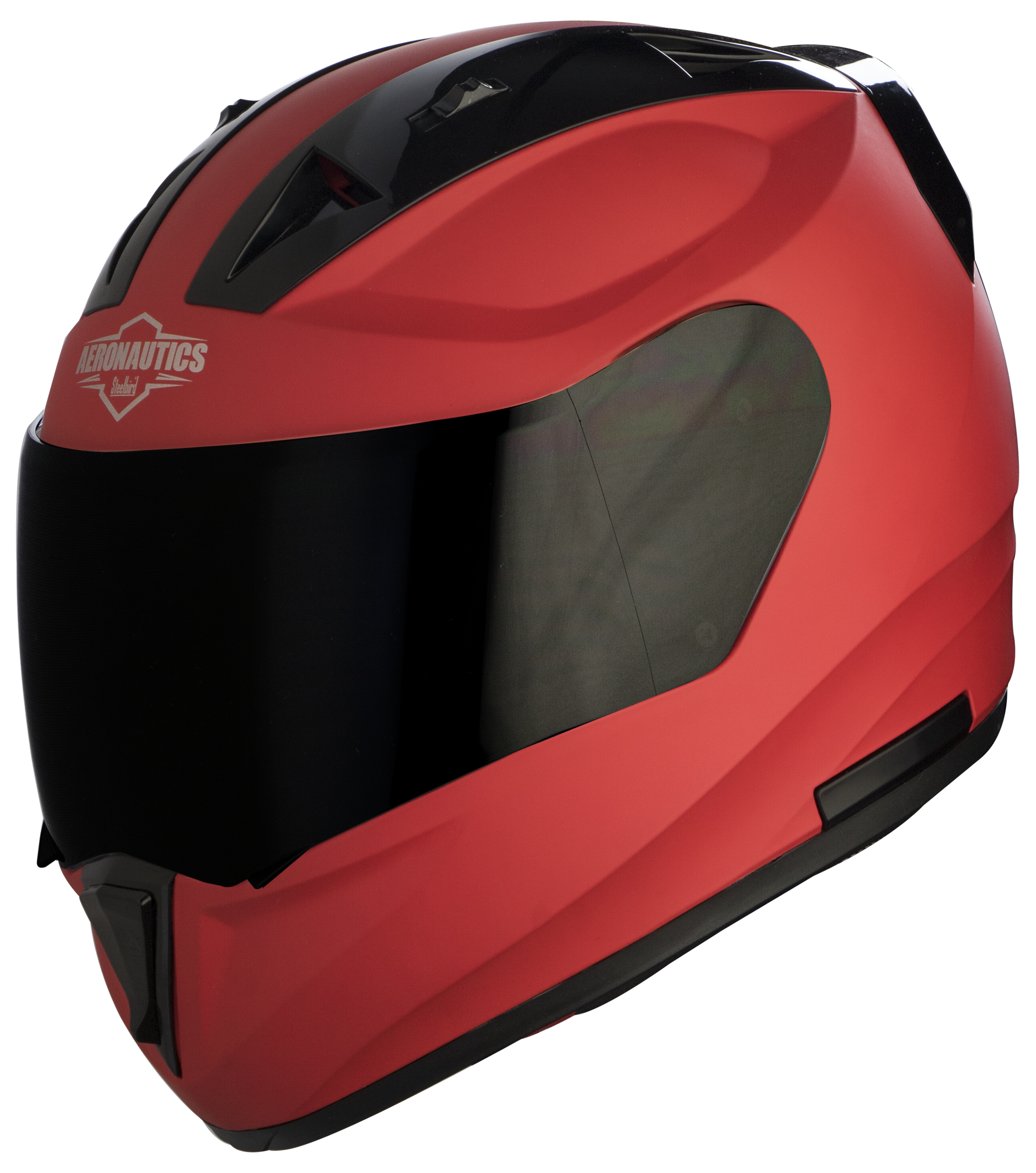 SA-1 Aeronautics Mat Sports Red (Fitted With Clear Visor Extra Smoke Visor Free)