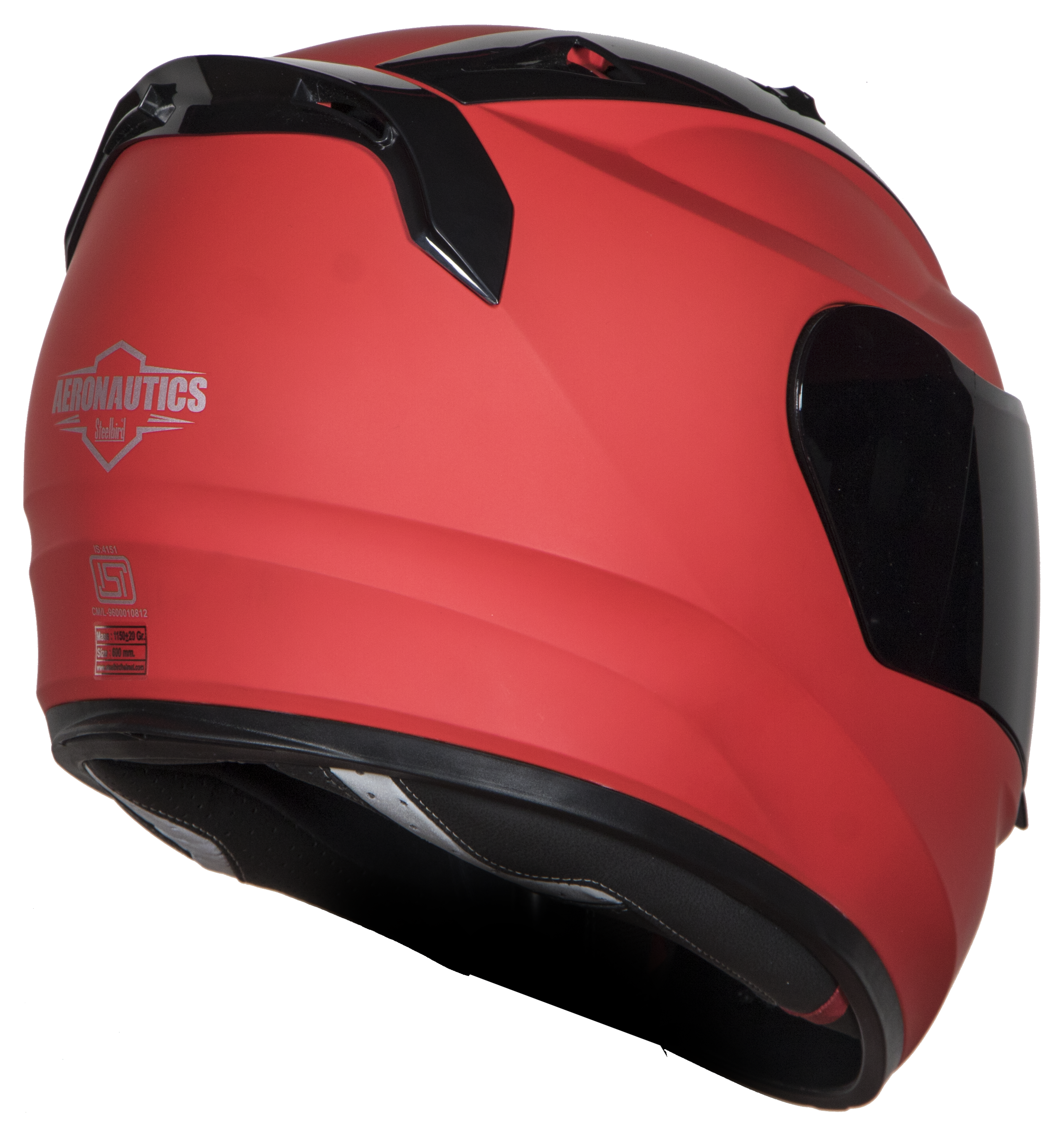 SA-1 Aeronautics Mat Sports Red (Fitted With Clear Visor Extra Smoke Visor Free)