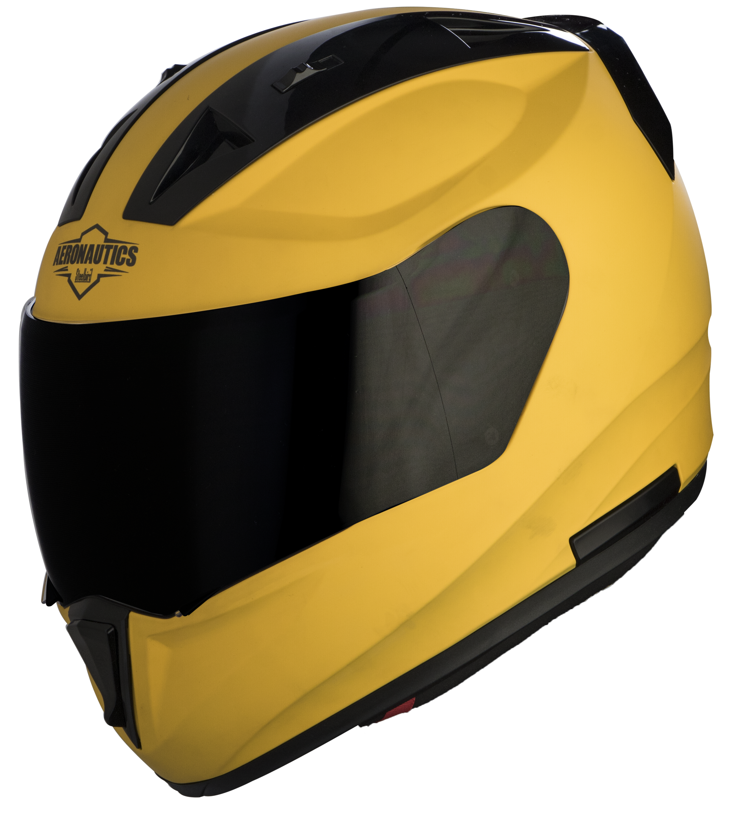 SA-1 Aeronautics Mat Moon Yellow (Fitted With Clear Visor Extra Smoke Visor Free)