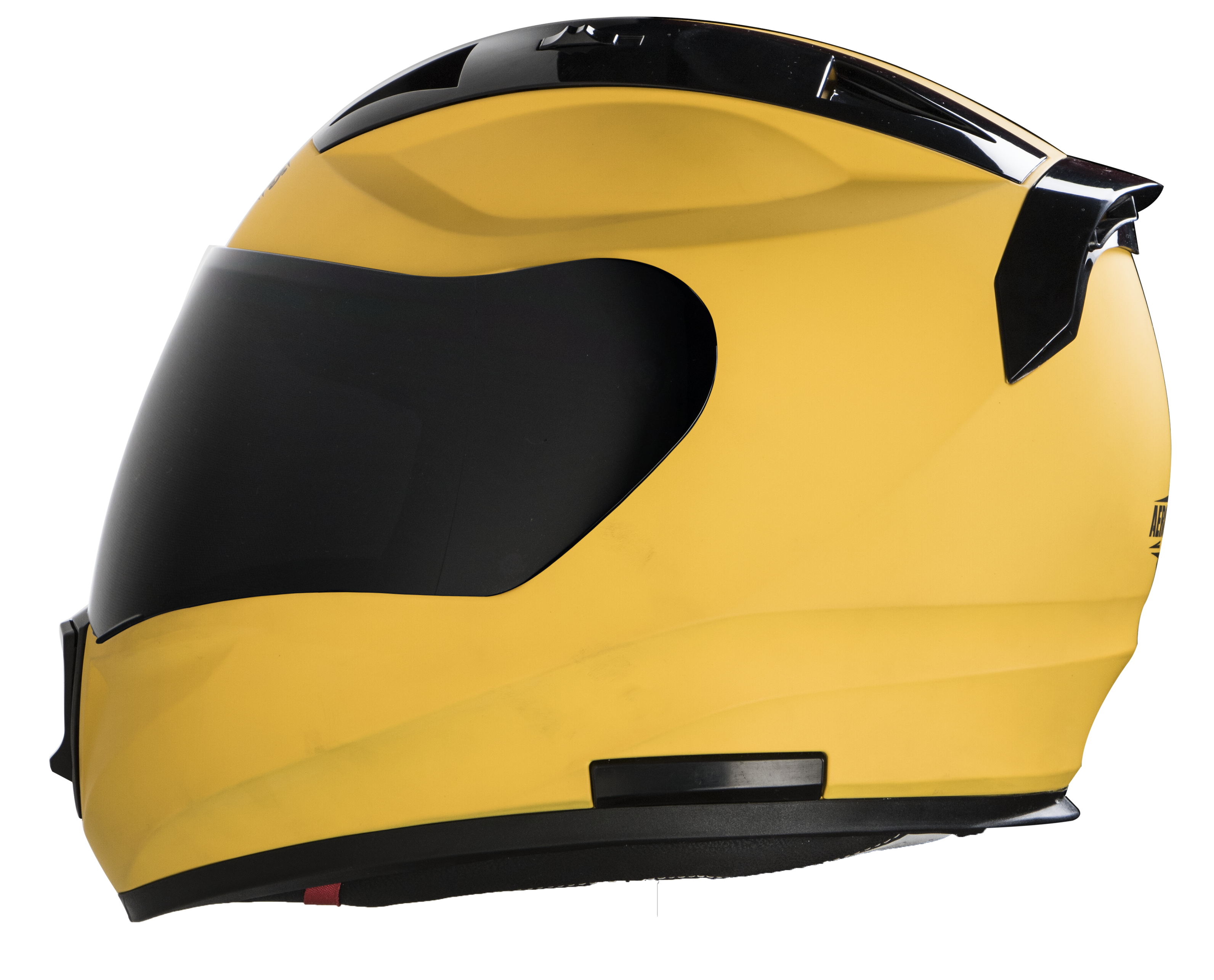 SA-1 Aeronautics Mat Moon Yellow (Fitted With Clear Visor Extra Smoke Visor Free)