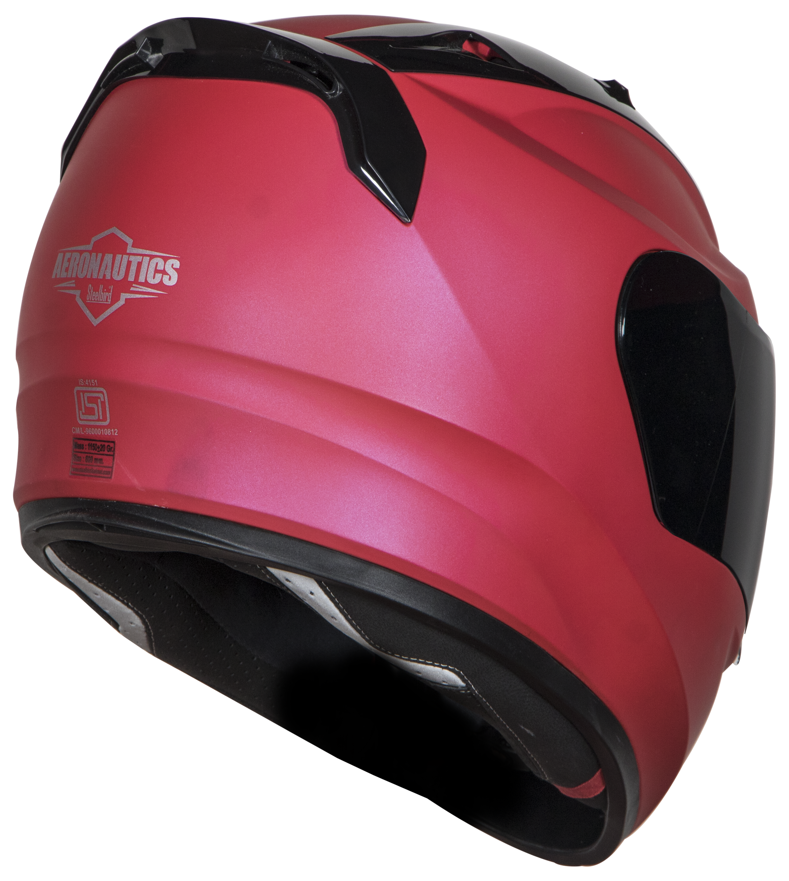 SA-1 Aeronautics Mat Hot Pink ( Fitted With Clear Visor Extra Blue Chrome Visor Free)