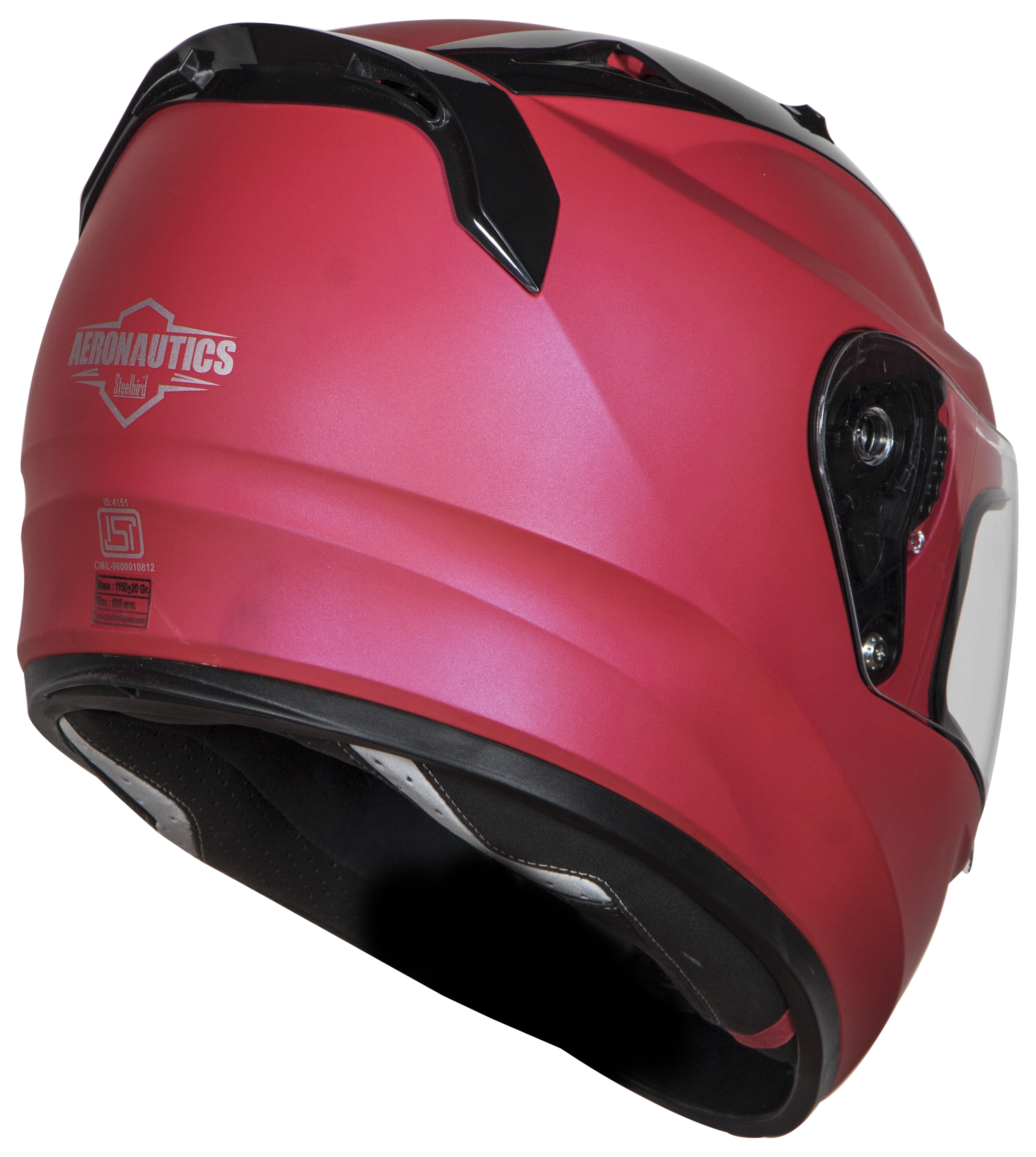 SA-1 Aeronautics Mat Hot Pink ( Fitted With Clear Visor Extra Blue Night Vision Visor Free)