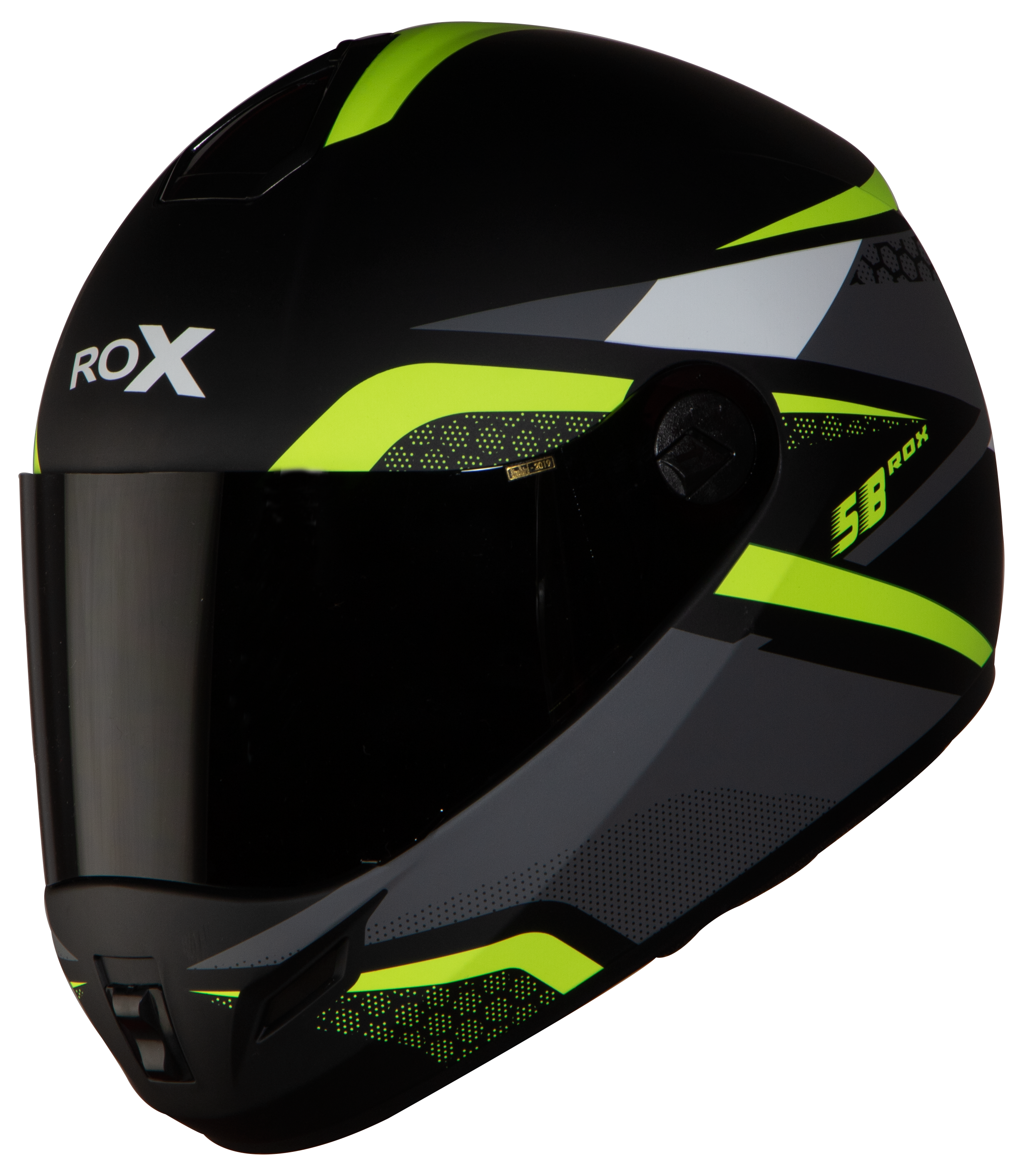 SB-39 Rox Hex Mat Black With Yellow